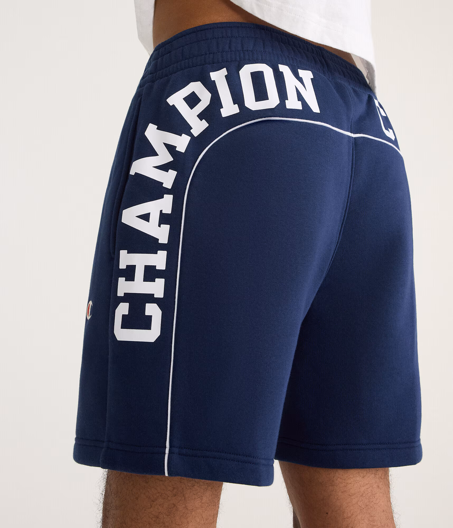 Champion Logo Fleece Shorts navy