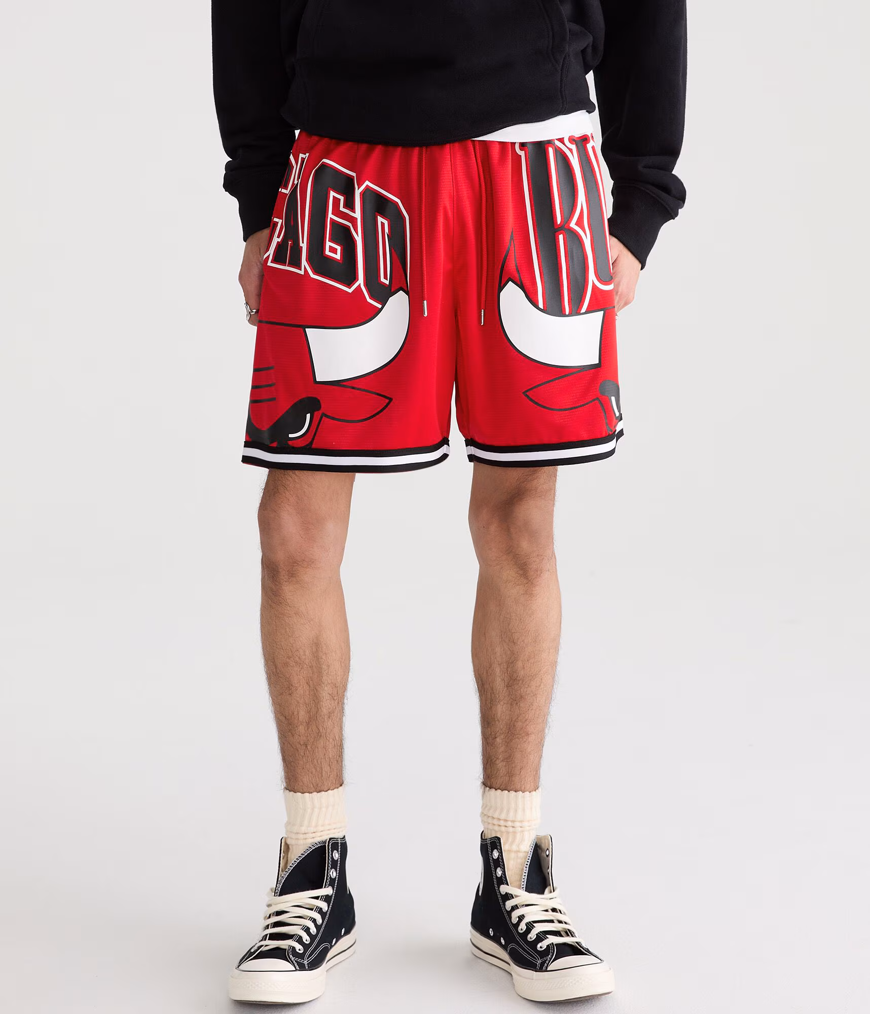 Chicago Bulls Mesh Shorts red
