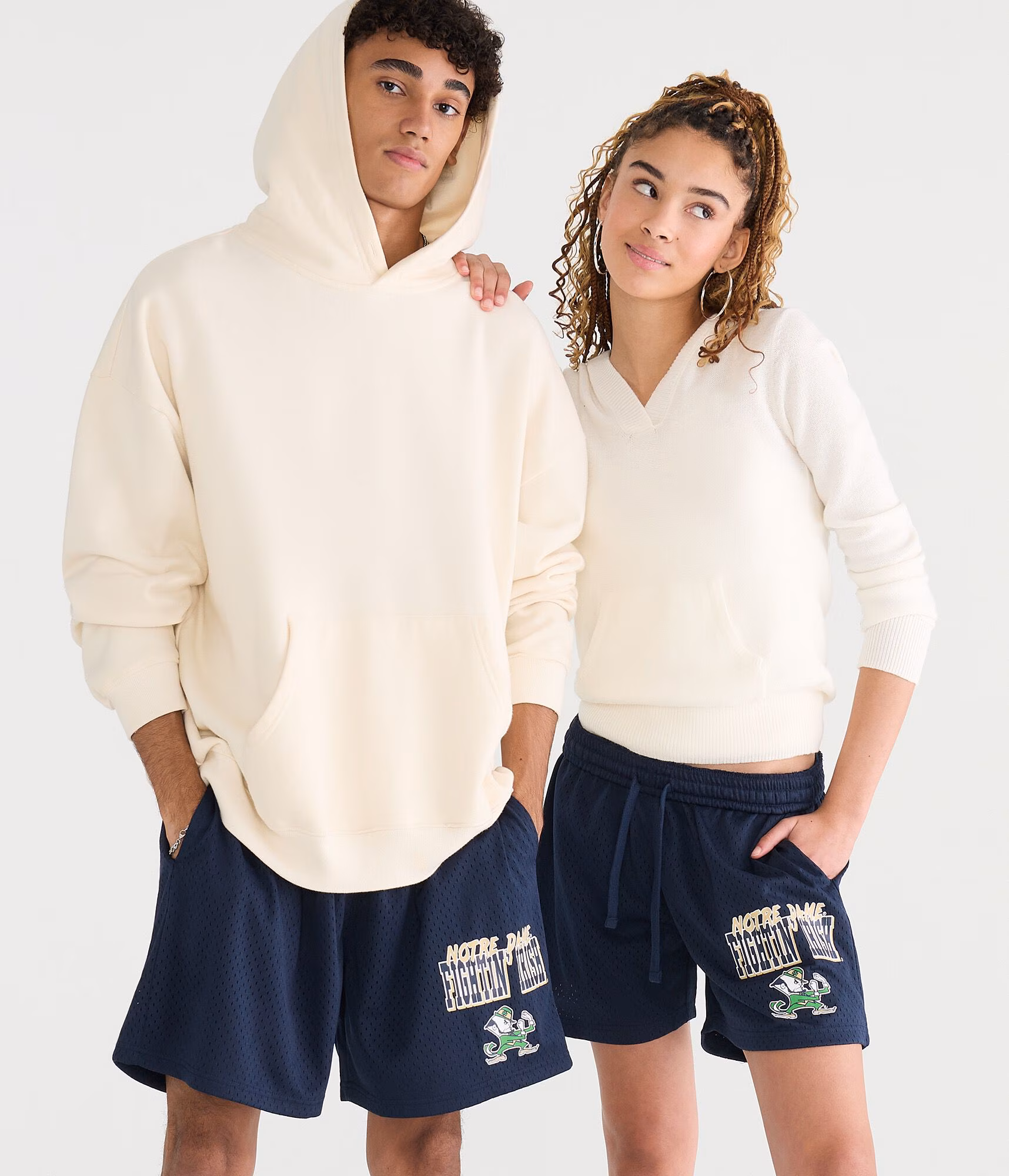 Notre Dame Fightin' Irish Mesh Shorts navy
