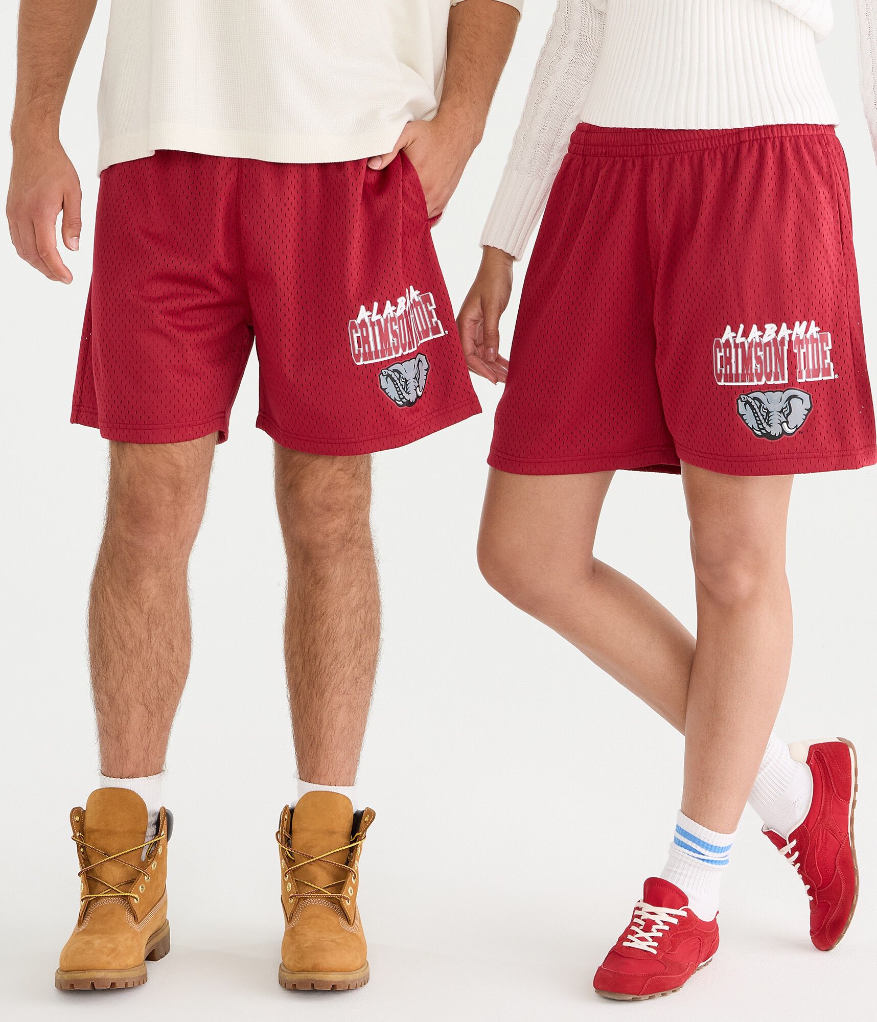 Alabama Crimson Tide Mesh Shorts red
