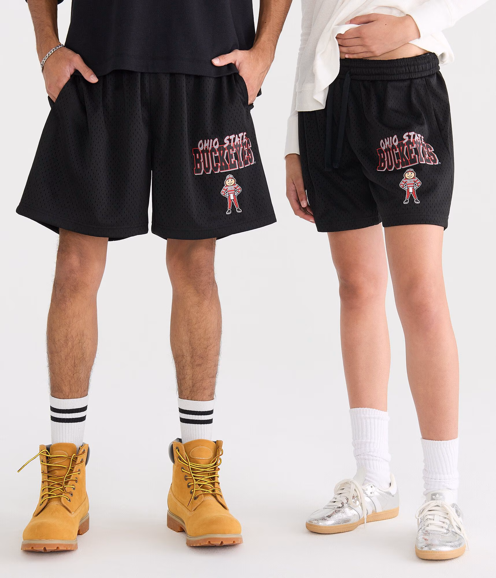 Ohio State Buckeyes Mesh Shorts black