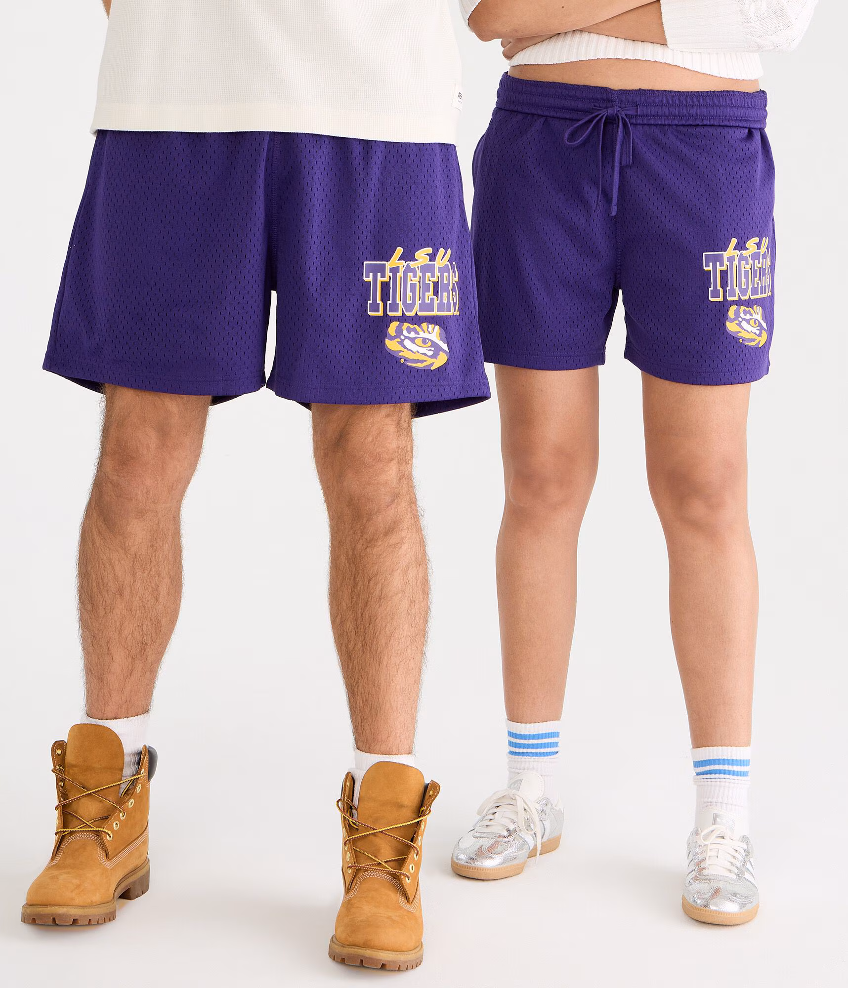 LSU Tigers Mesh Shorts purple