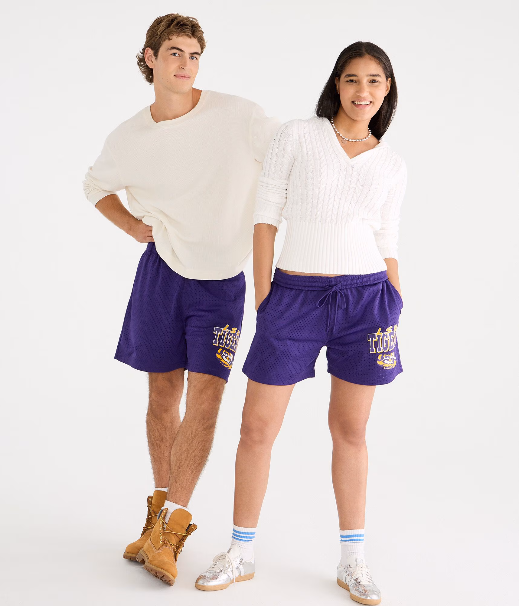 LSU Tigers Mesh Shorts purple