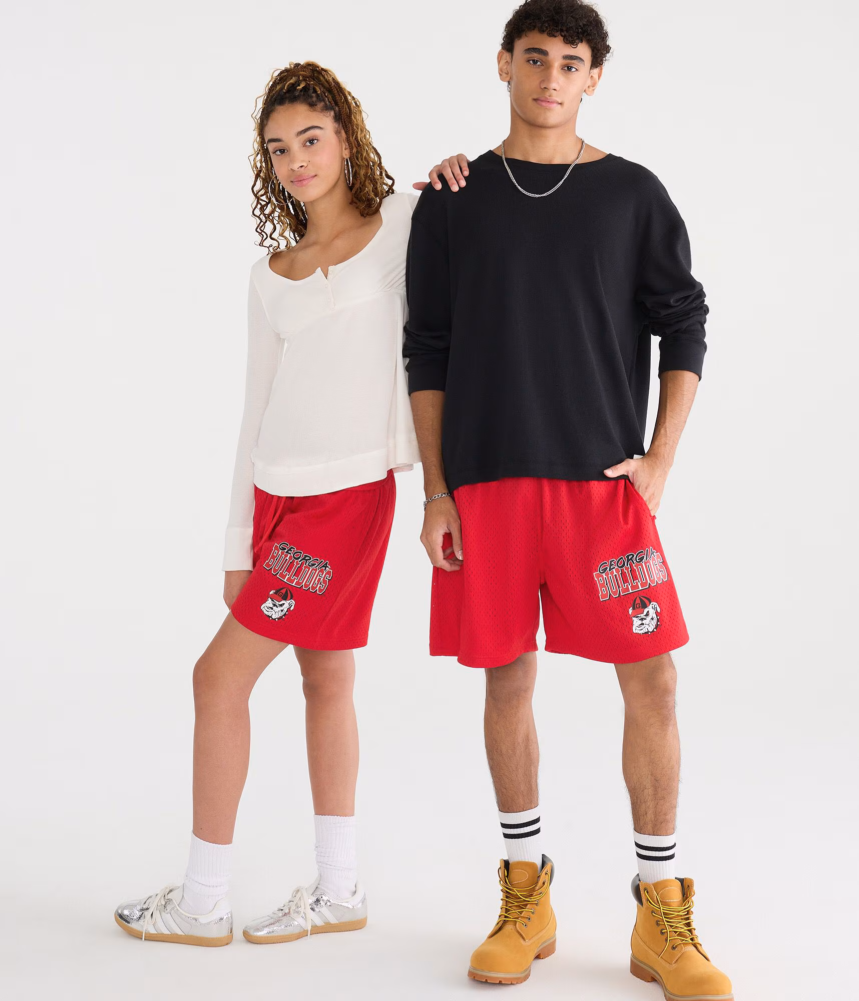 Georgia Bulldogs Mesh Shorts red