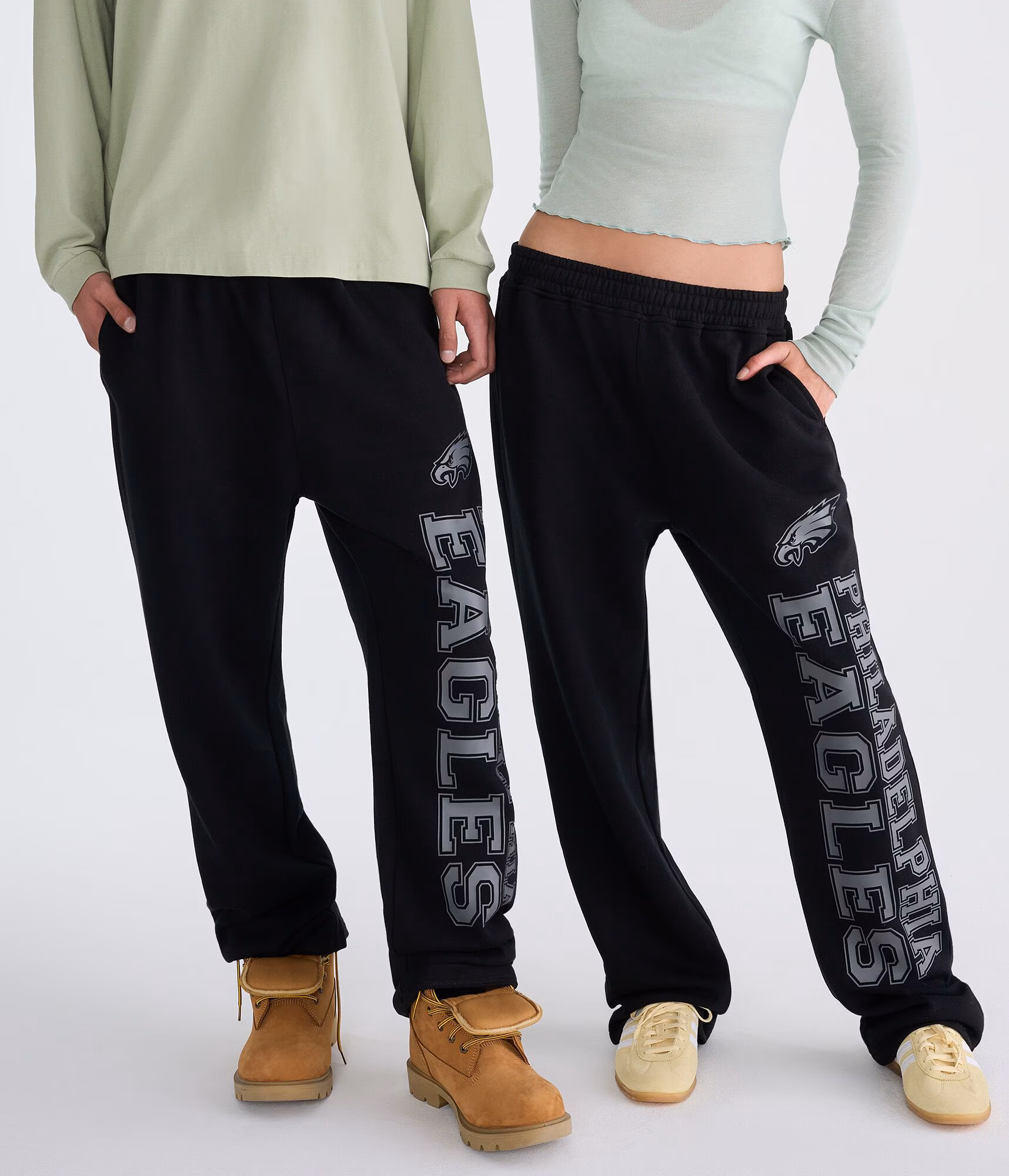 Philadelphia Eagles Shadow Straight Leg Sweatpants black