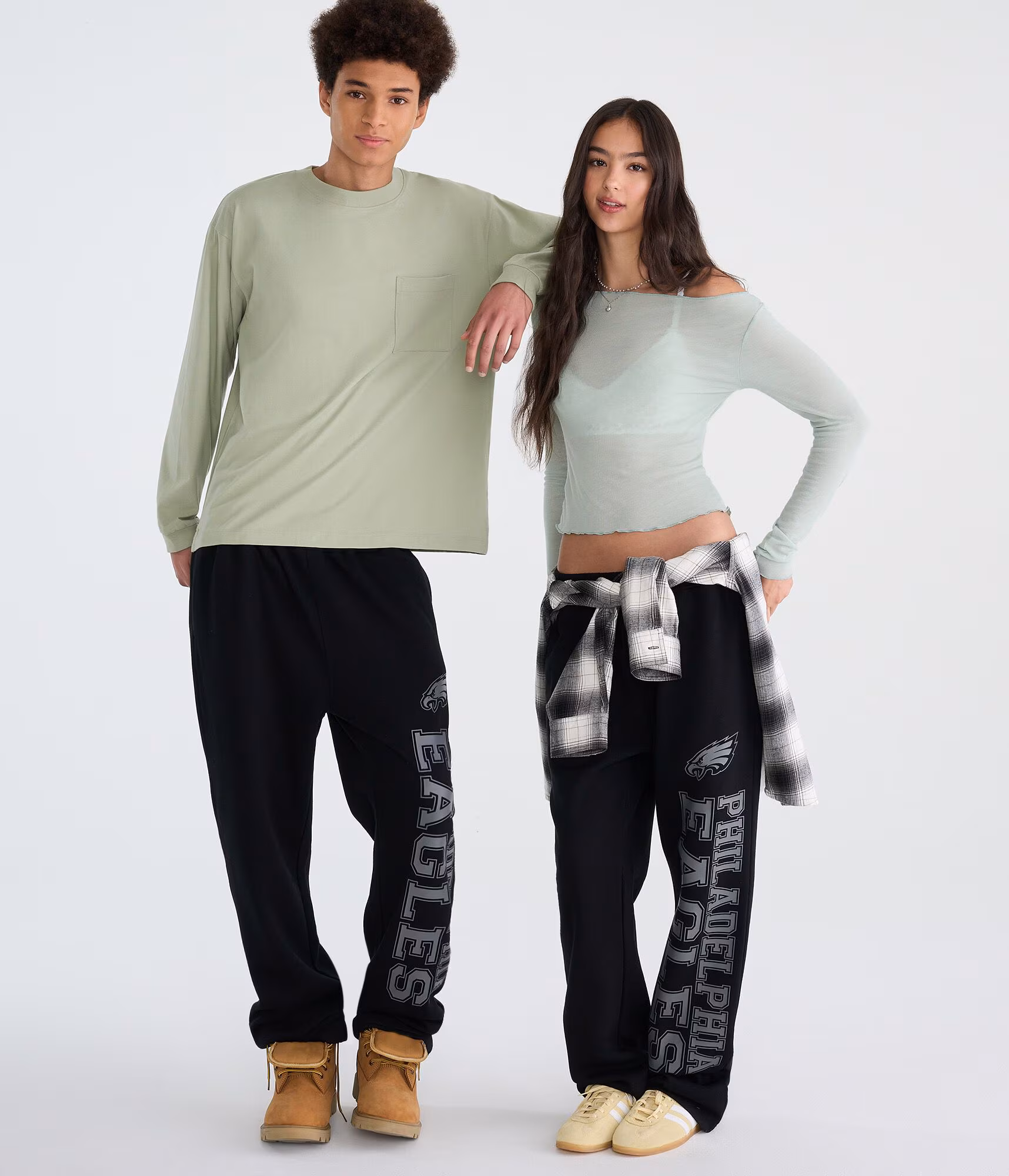 Philadelphia Eagles Shadow Straight Leg Sweatpants black