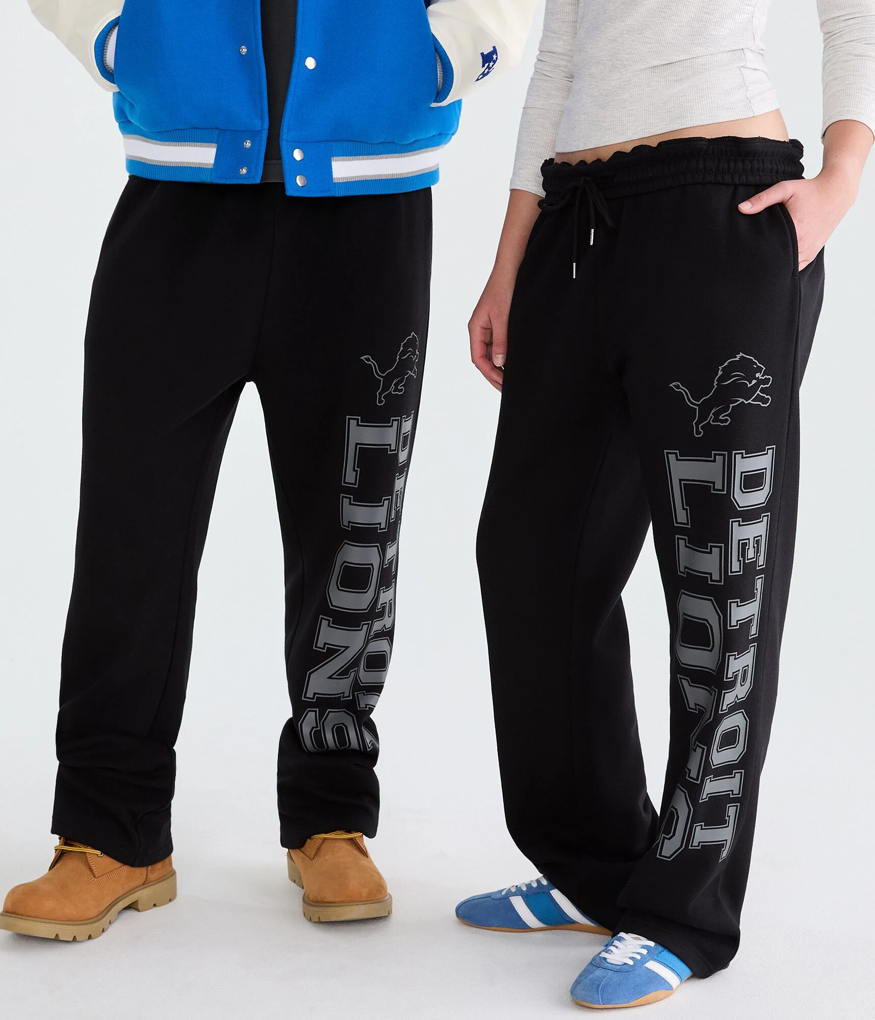 Detroit Lions Shadow Straight Leg Sweatpants black