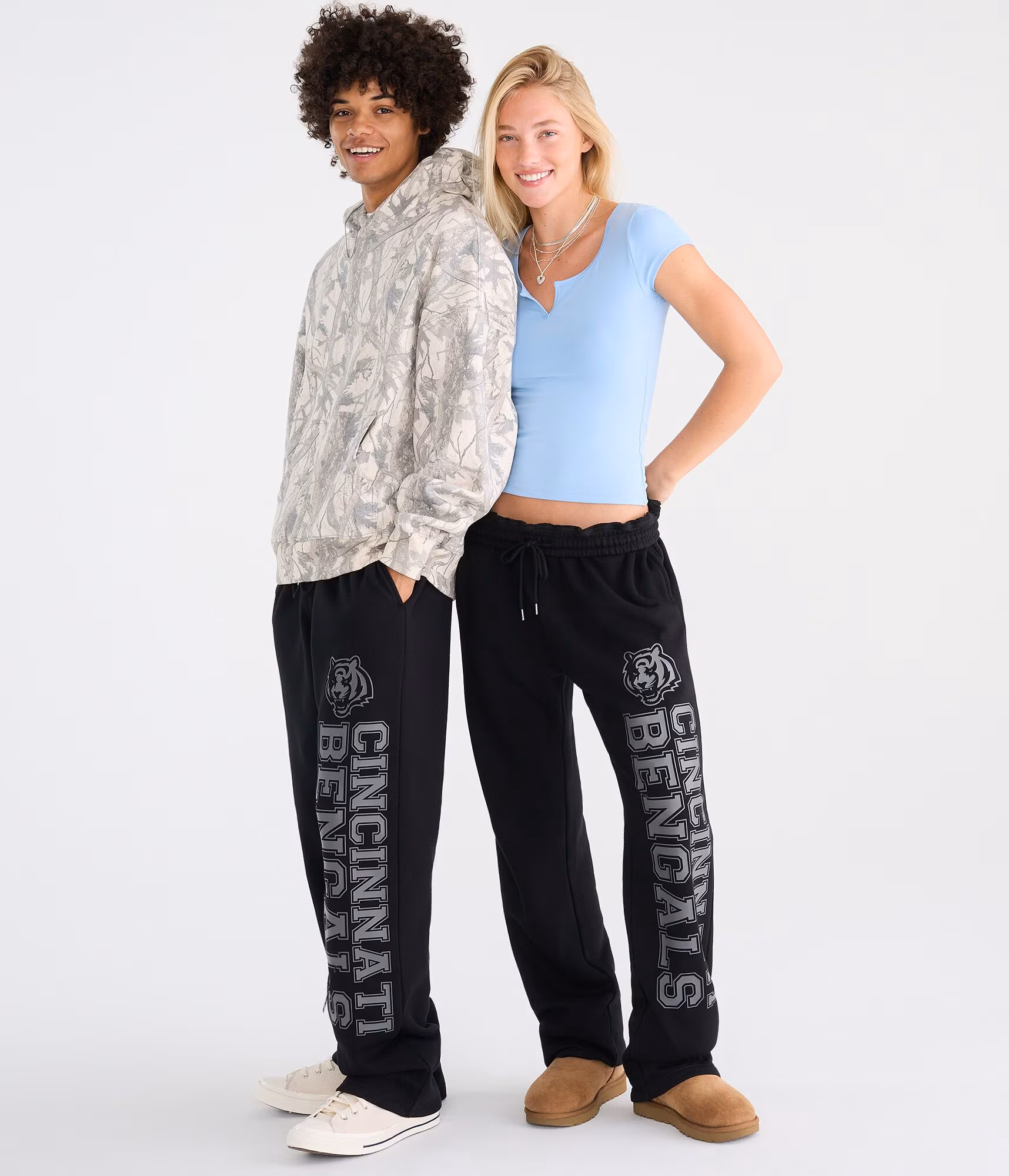 Cincinnati Bengals Shadow Straight Leg Sweatpants black