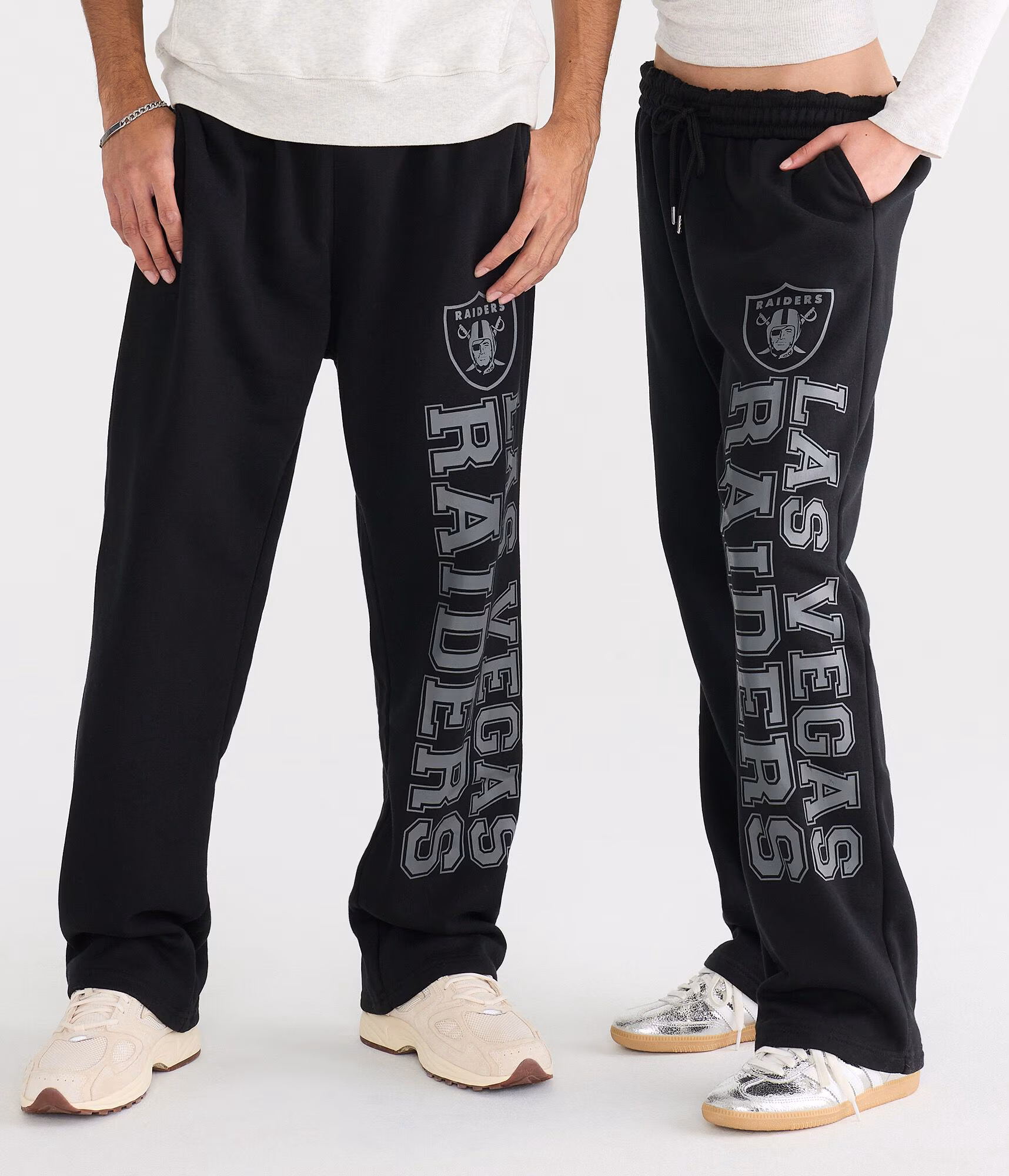 Las Vegas Raiders Shadow Straight Leg Sweatpants black