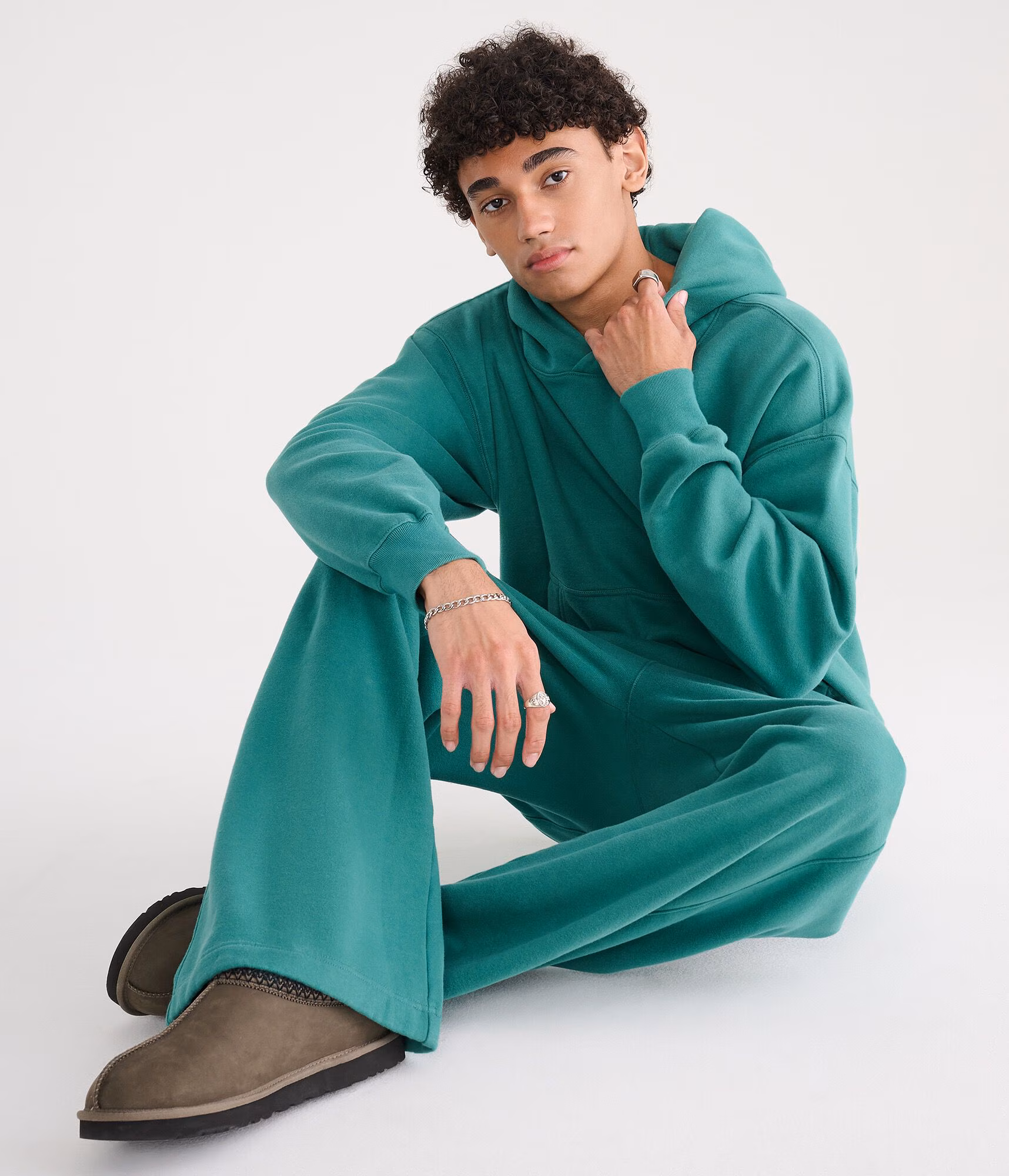 Cloud Soft Bootcut Sweatpants mallard blue
