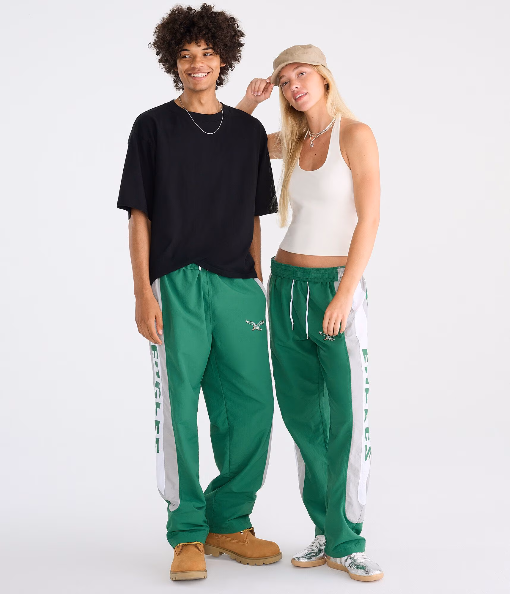 Philadelphia Eagles Nylon Track Pants green