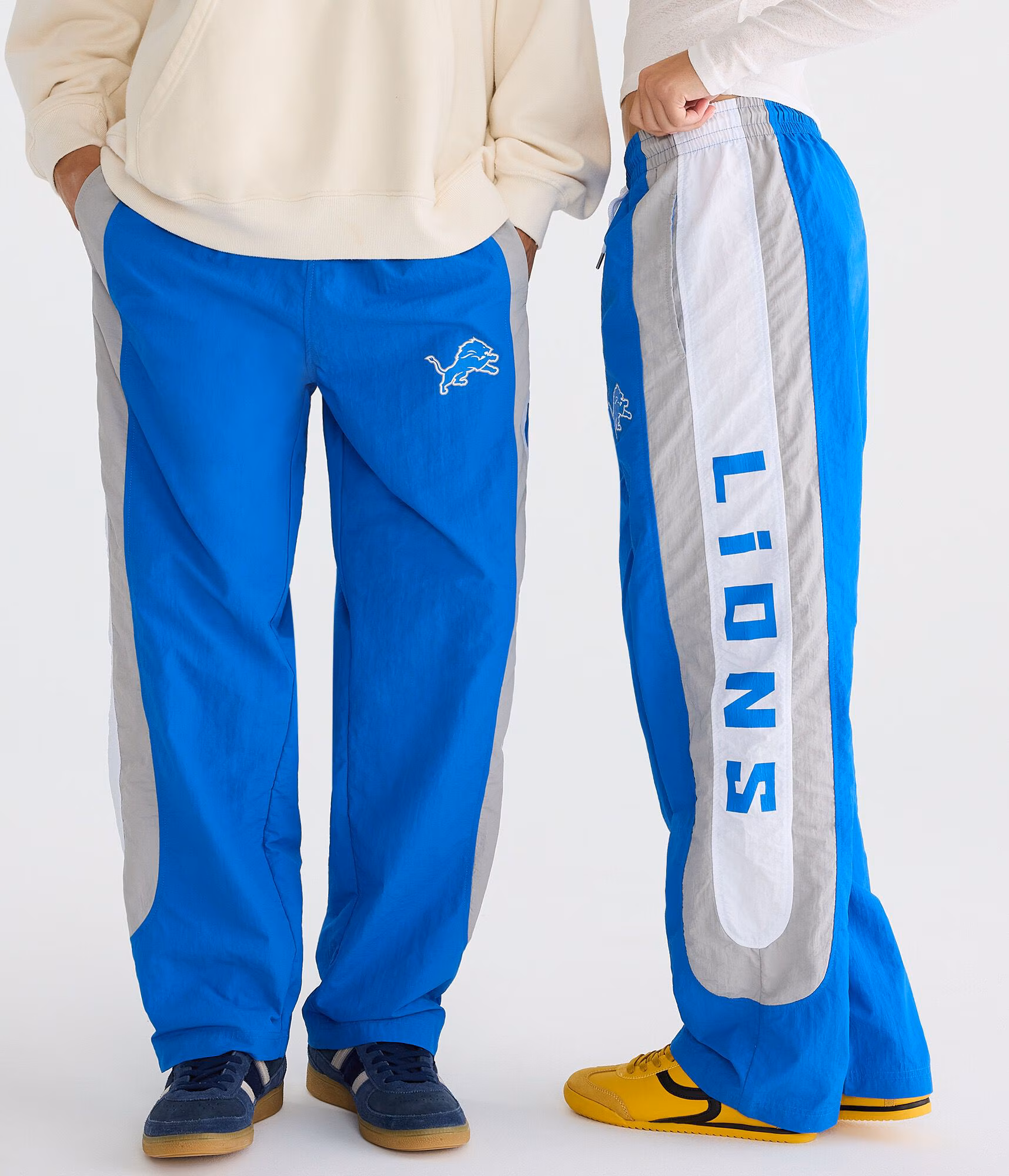 Detroit Lions Nylon Track Pants blue