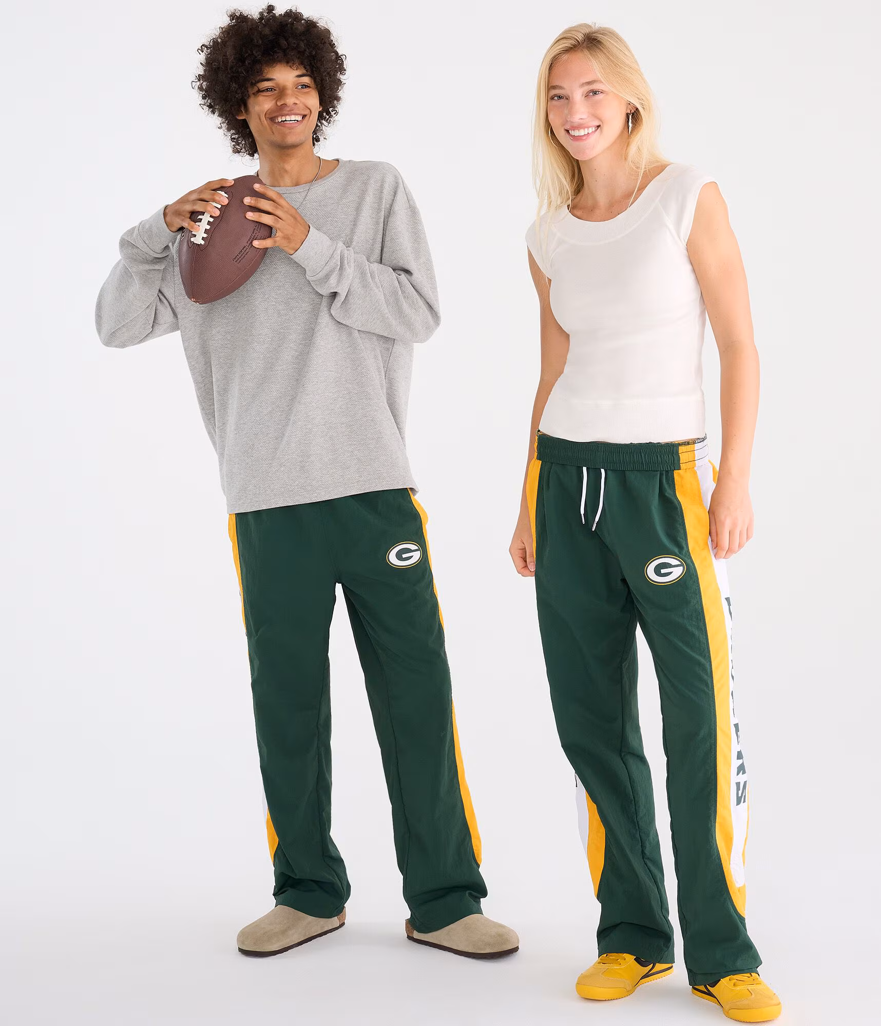 Green Bay Packers Nylon Track Pants green