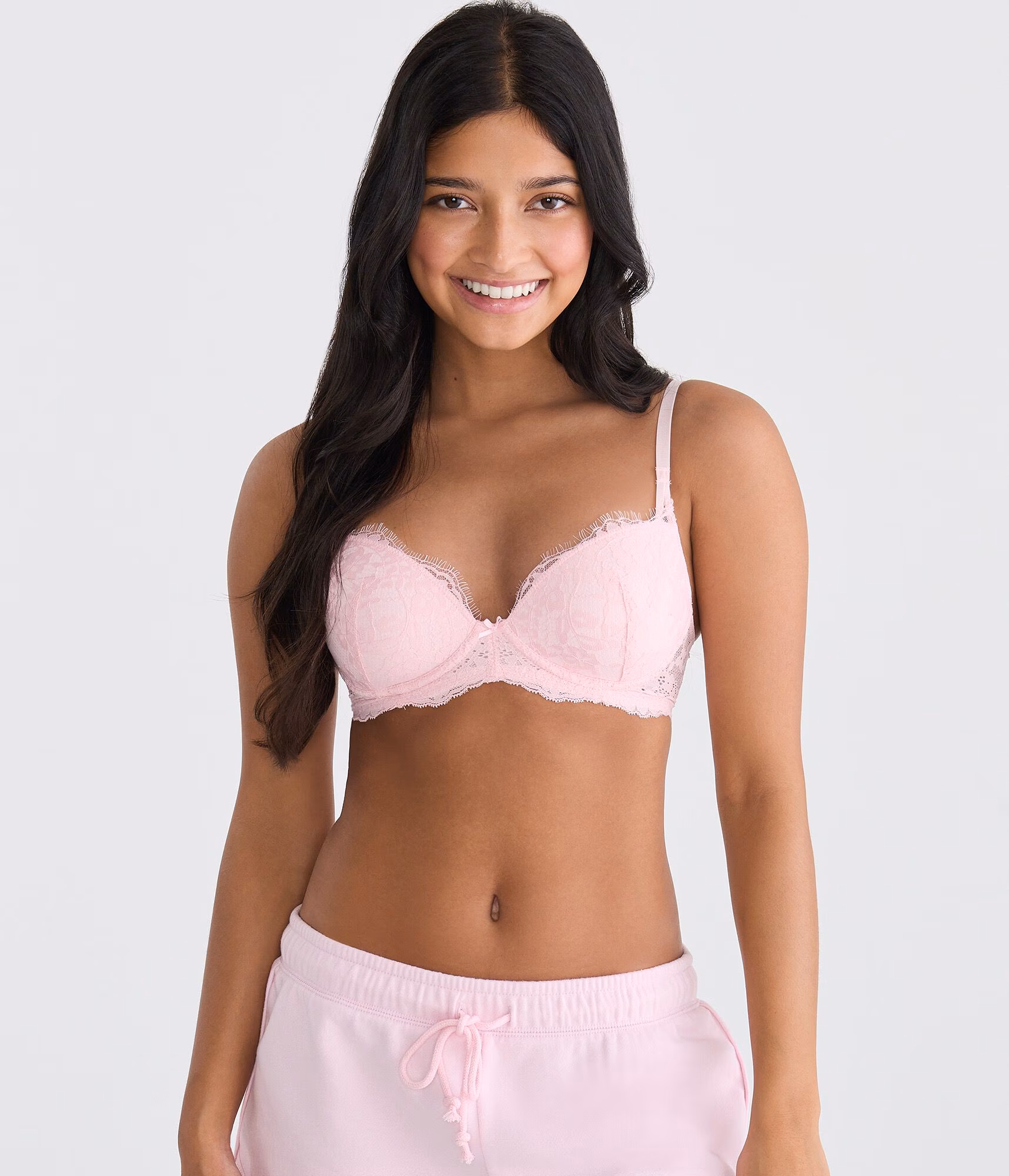 Lace Push-Up Bra mermaid pink