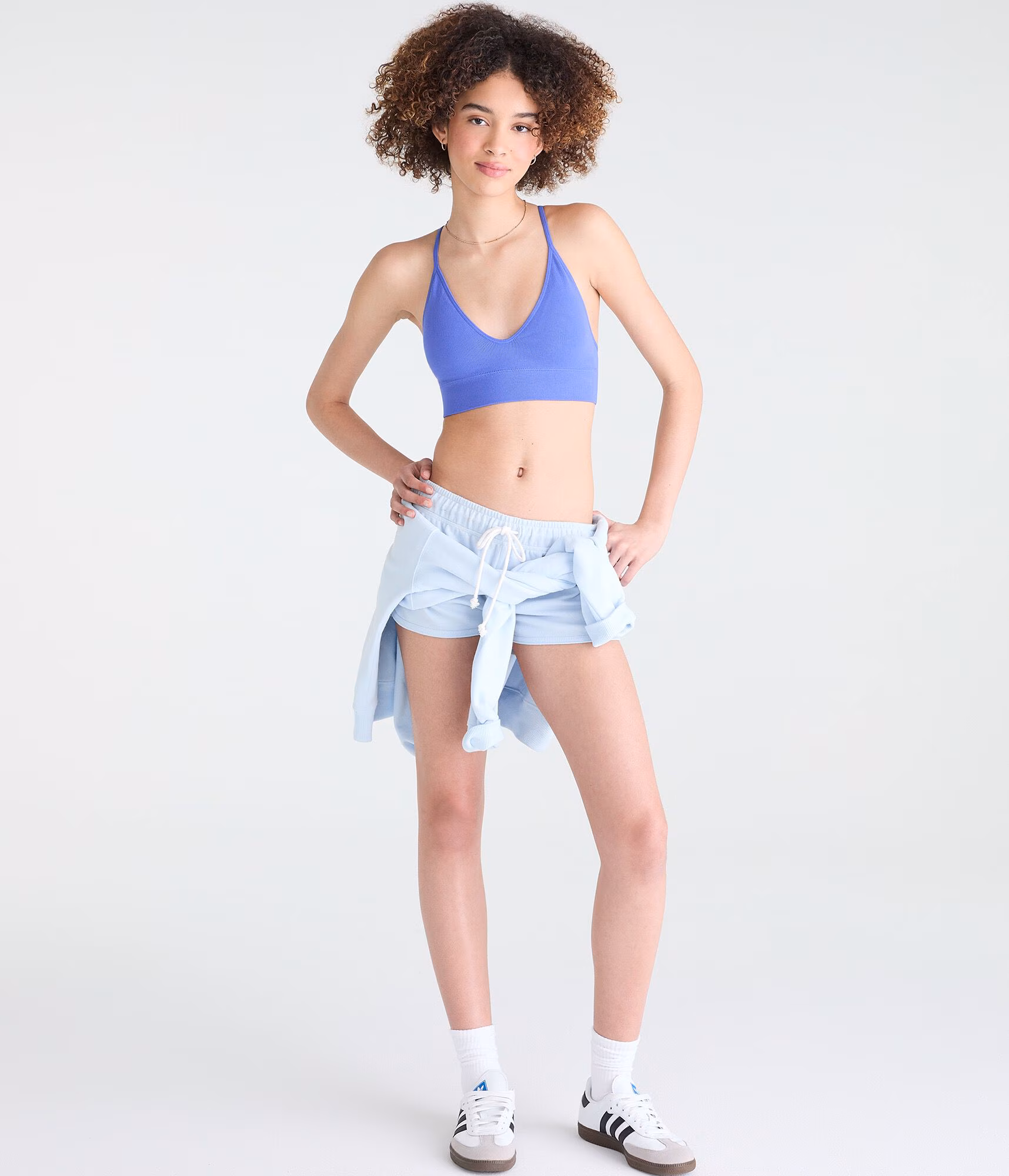 Seamless Convertible Plunge Bralette cottage blue