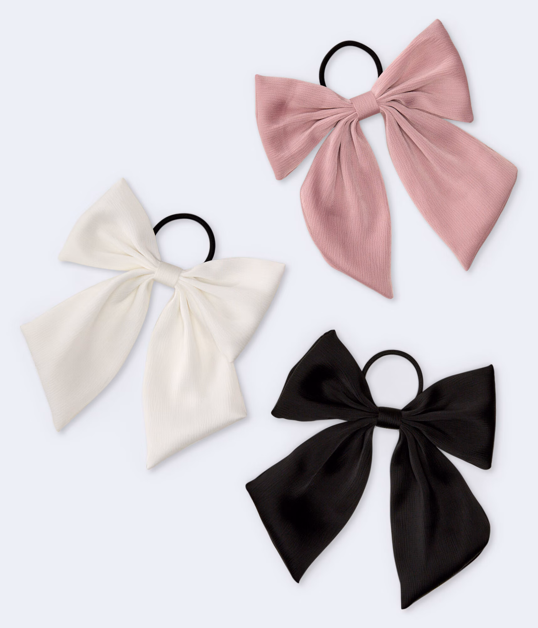 Neutral Bow Hair Tie 3-Pack multi