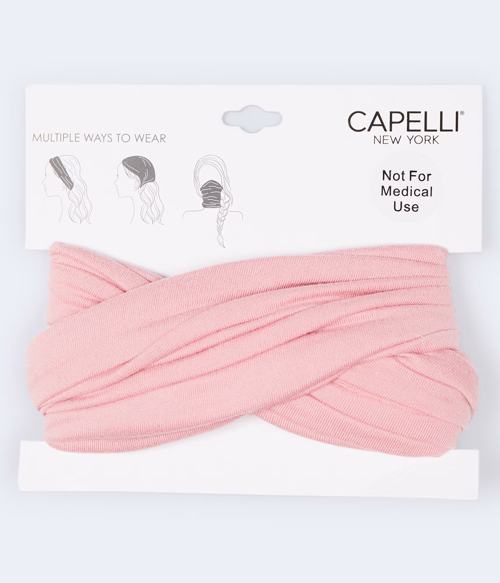 Solid Multi-Wear Headwrap pink