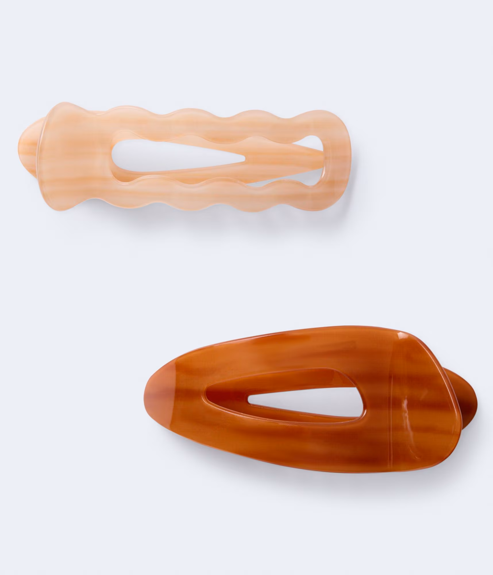 Mixed Shape Yoga Hair Clip 2-Pack multi