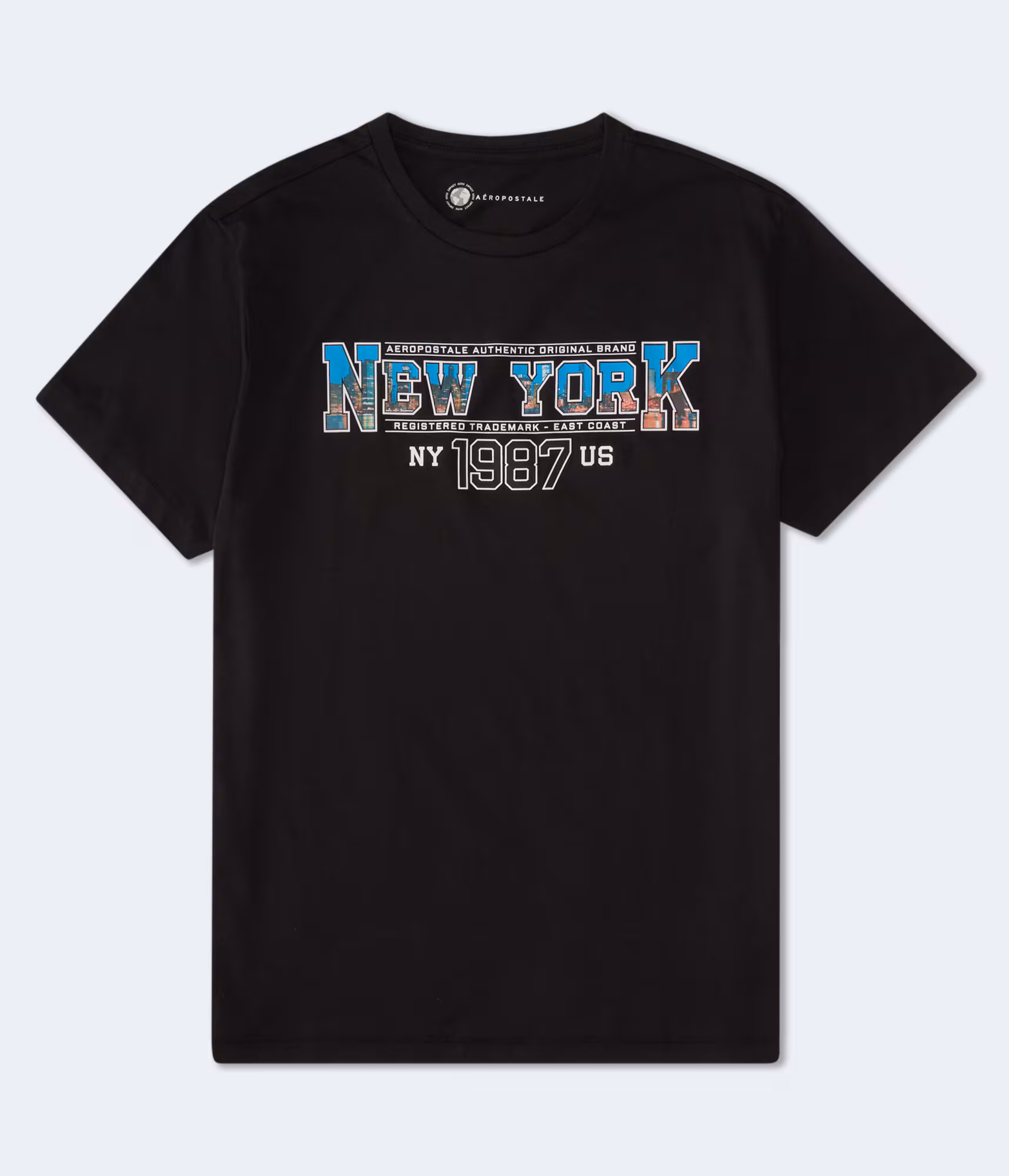 Aeropostale New York 1987 Graphic Tee black fox