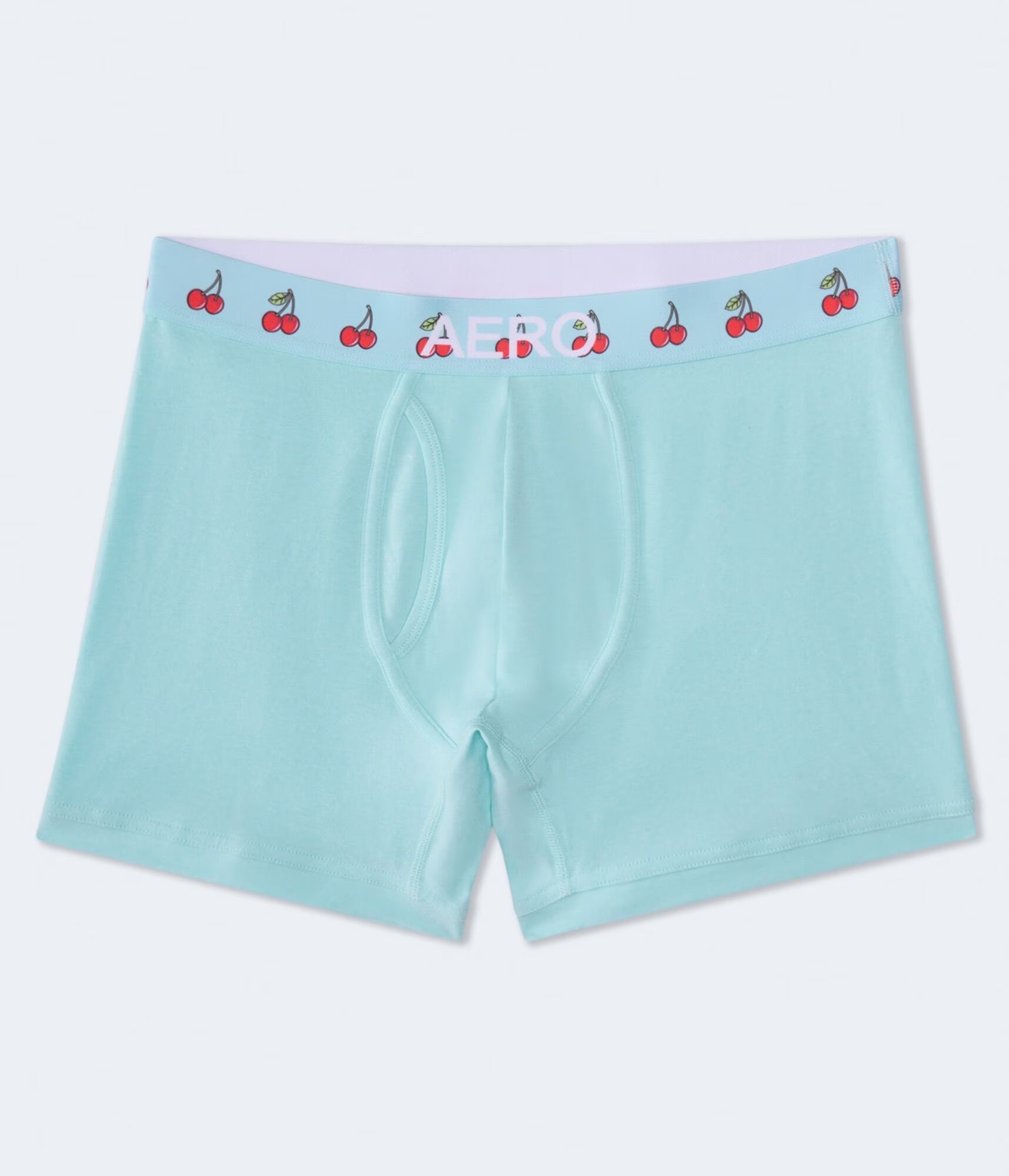 Cherry Waistband 4.5" Boxer Brief blue muse