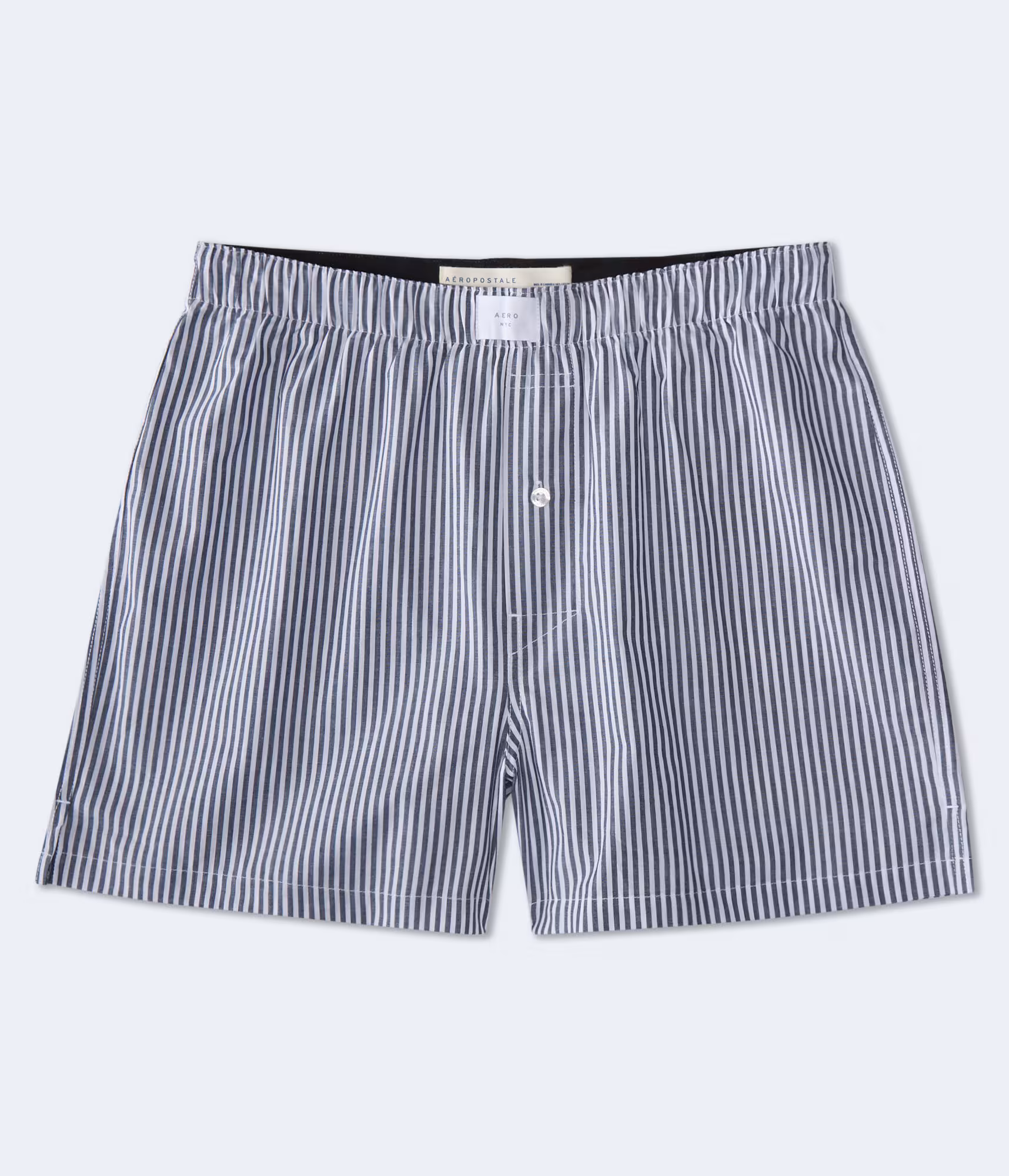 Thin Stripe Woven Boxers cadet navy