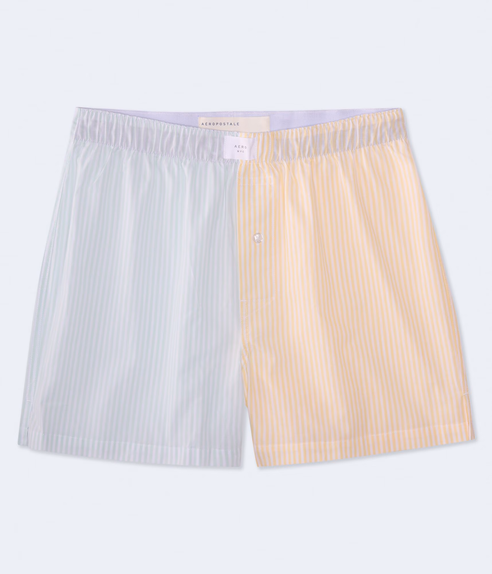 Multicolor Stripe 4" Woven Boxers green tint