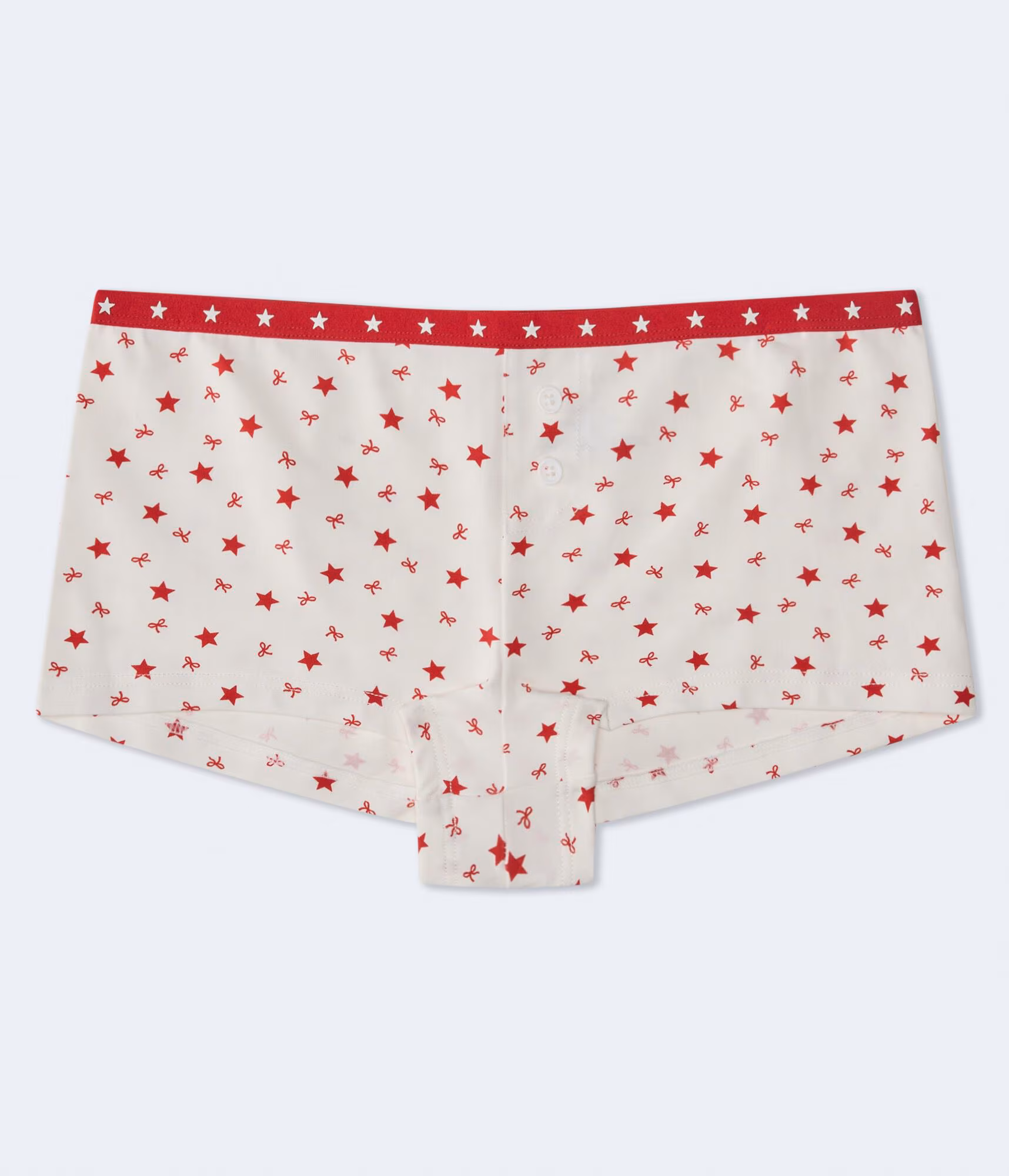 Stars & Bows Mini Boxer cream
