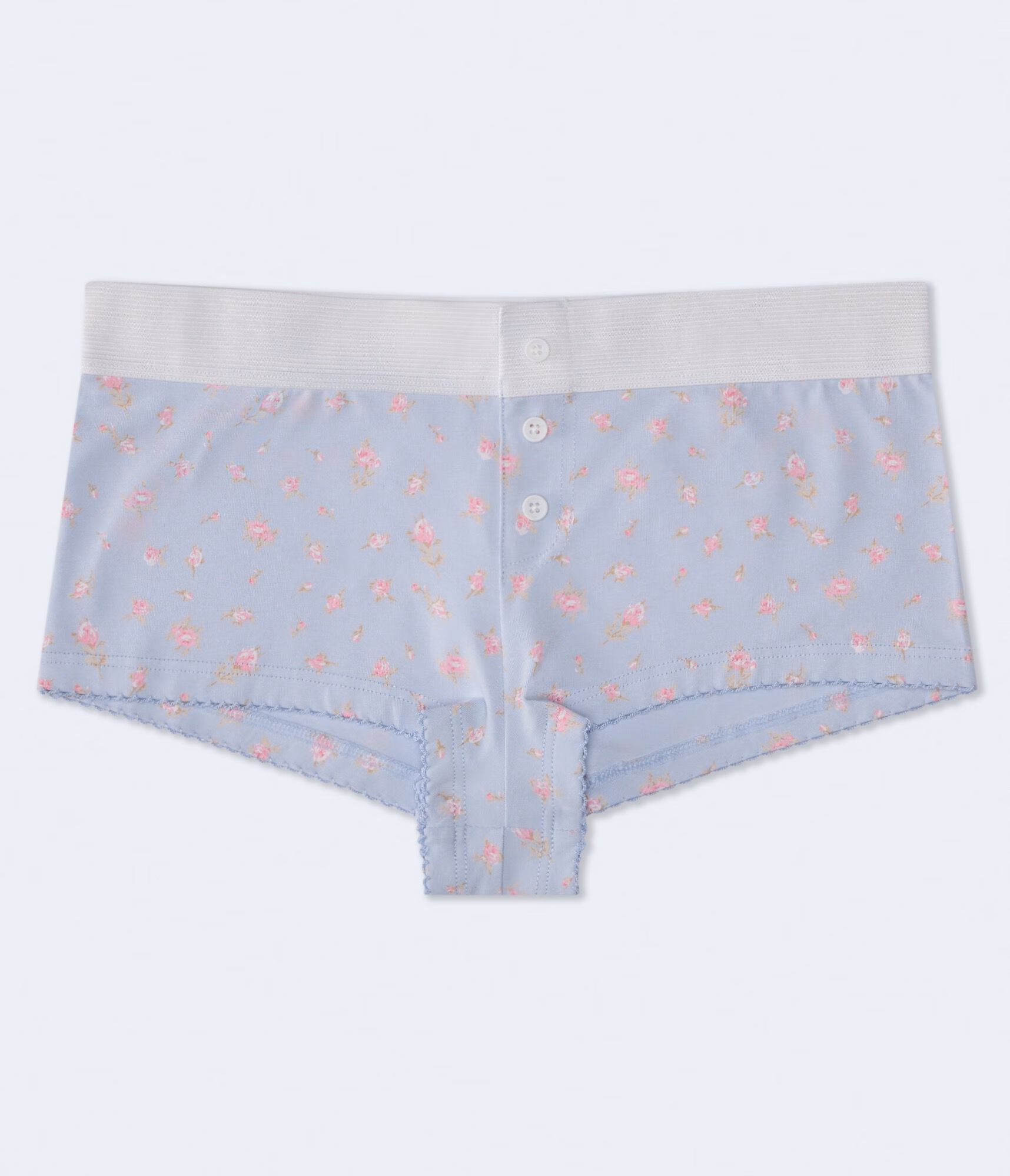 Floral Mini Boxer blue haze