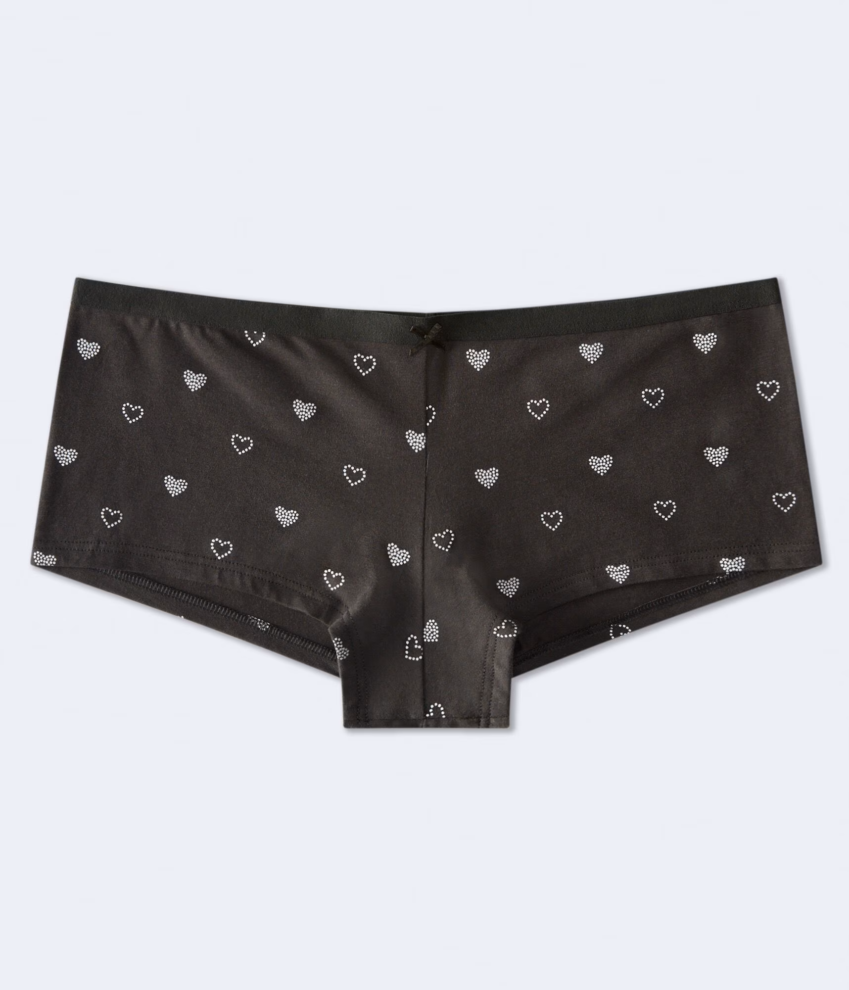 Dotted Hearts Boyshort pavement