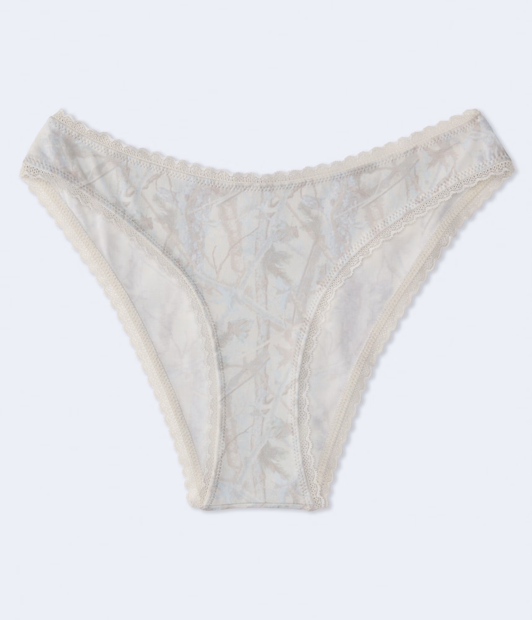 Forest Camo Lace-Trim Cheeky garland