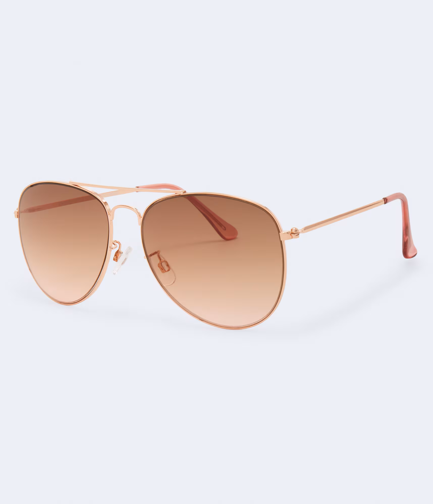 Classic Aviator Sunglasses rose gold