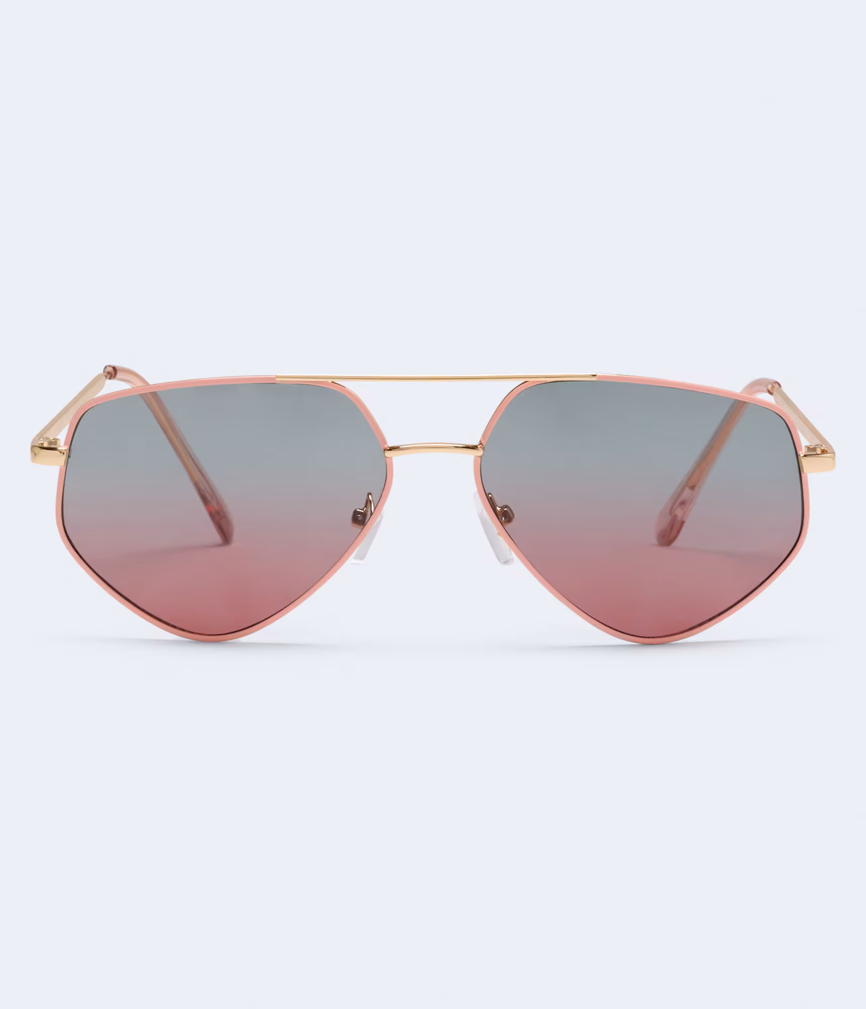 Geometric Aviator Sunglasses multi