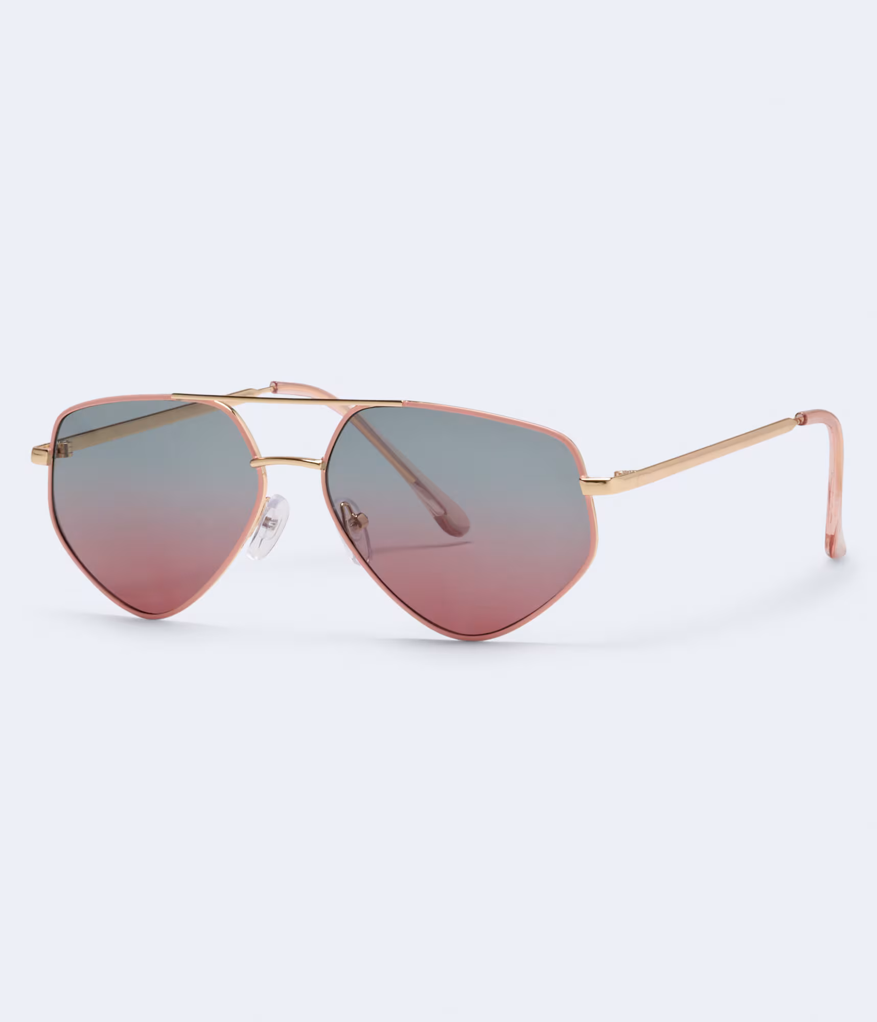 Geometric Aviator Sunglasses multi