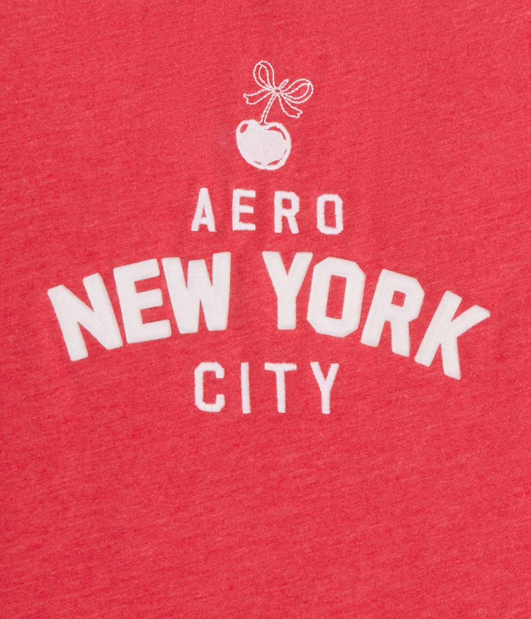 Aero New York Cherry Graphic Tee red cedar