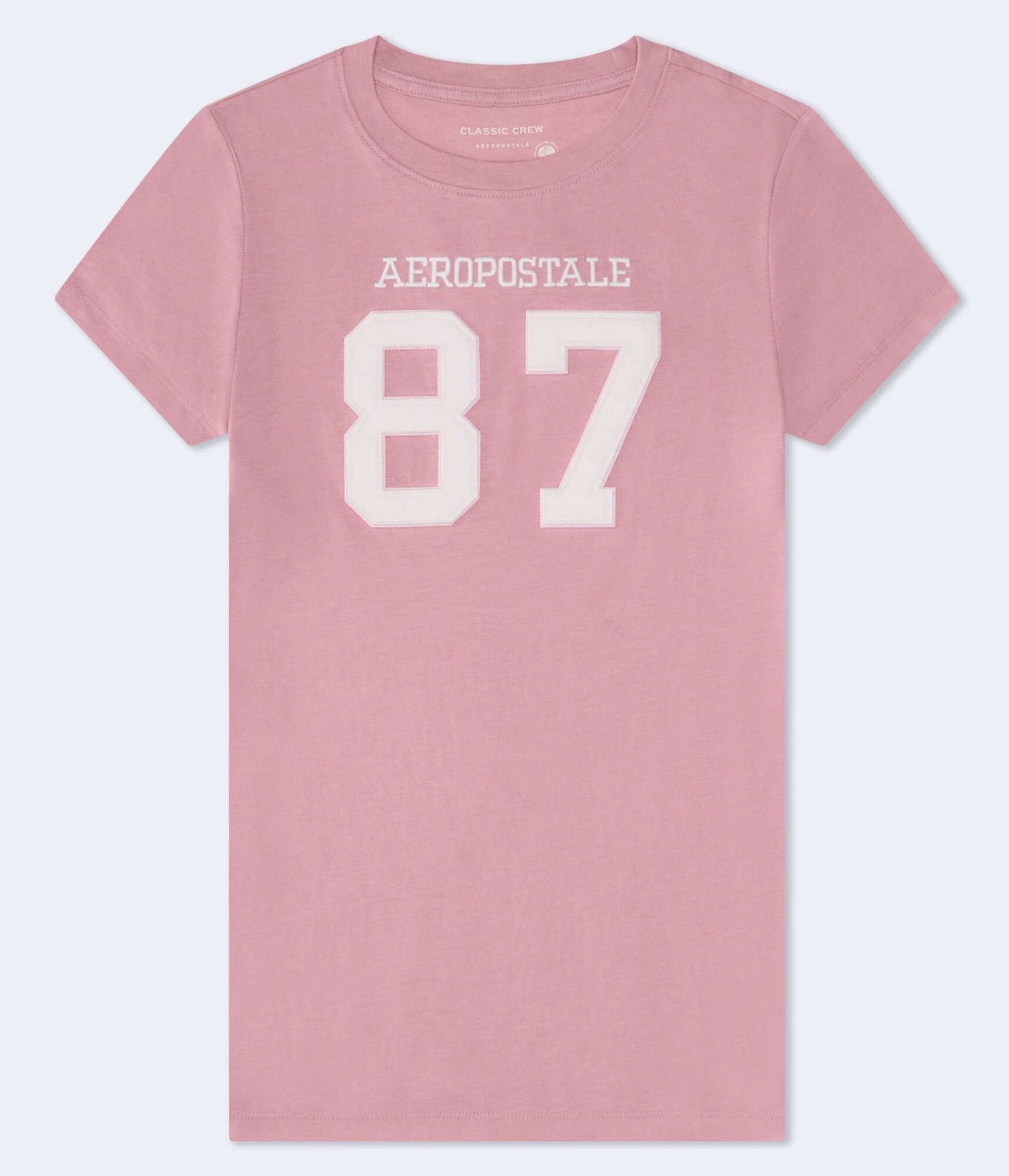 Aeropostale 87 Appliqué Graphic Tee luscious pink