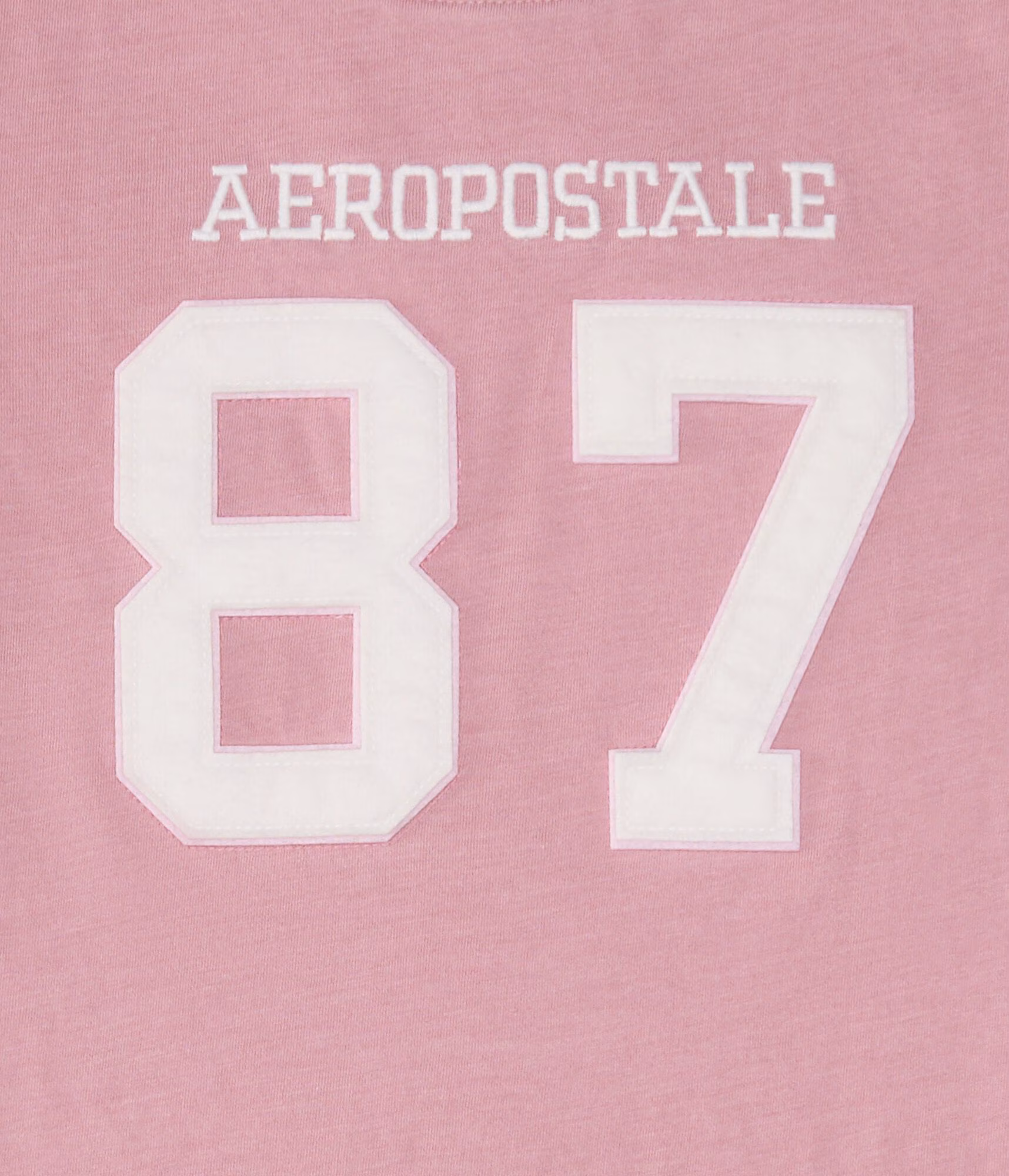 Aeropostale 87 Appliqué Graphic Tee luscious pink