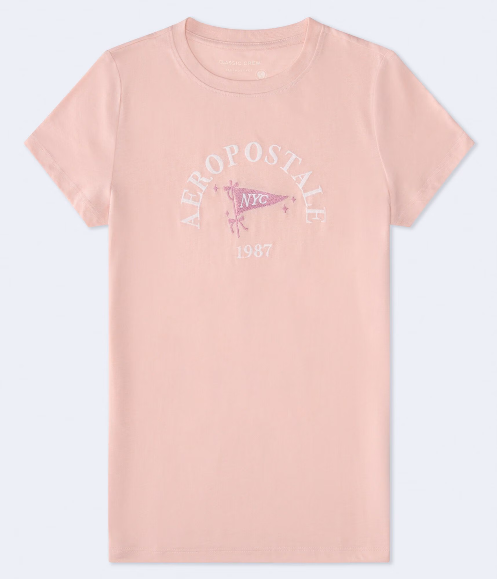 Aeropostale NYC Flag Graphic Tee island guava
