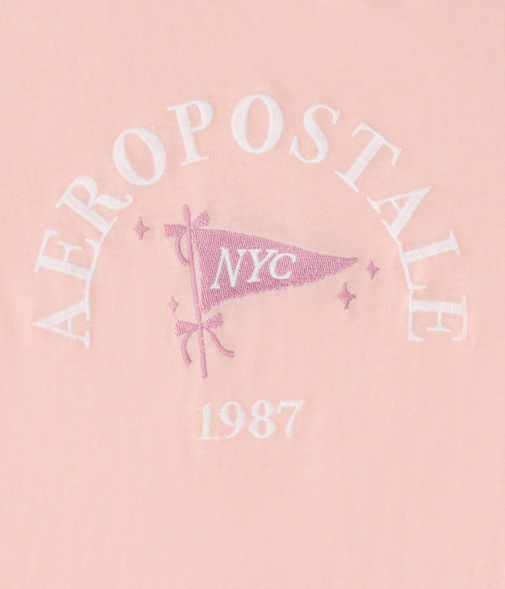 Aeropostale NYC Flag Graphic Tee island guava