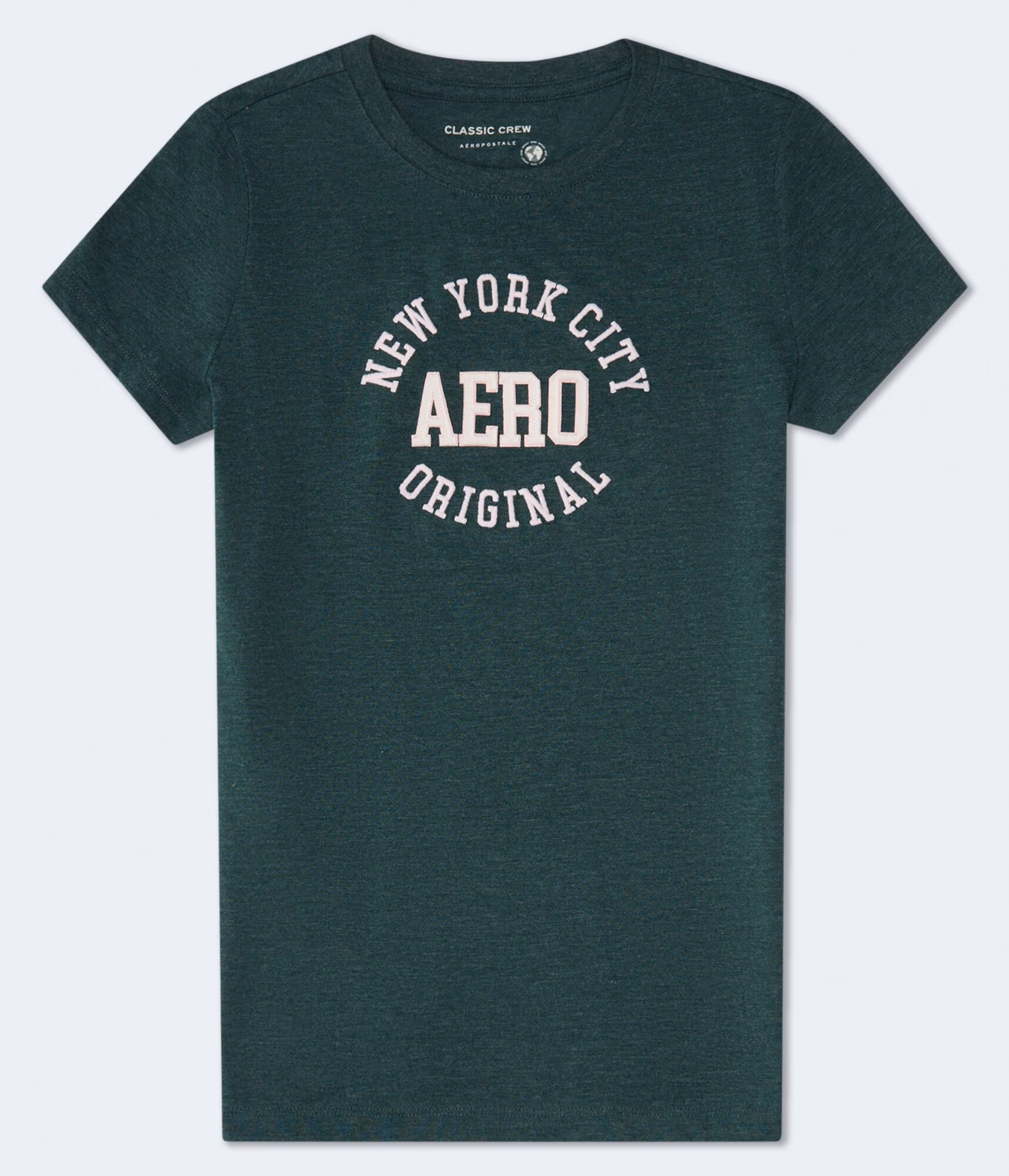 Aero NYC Circle Appliqué Graphic Tee pine grove