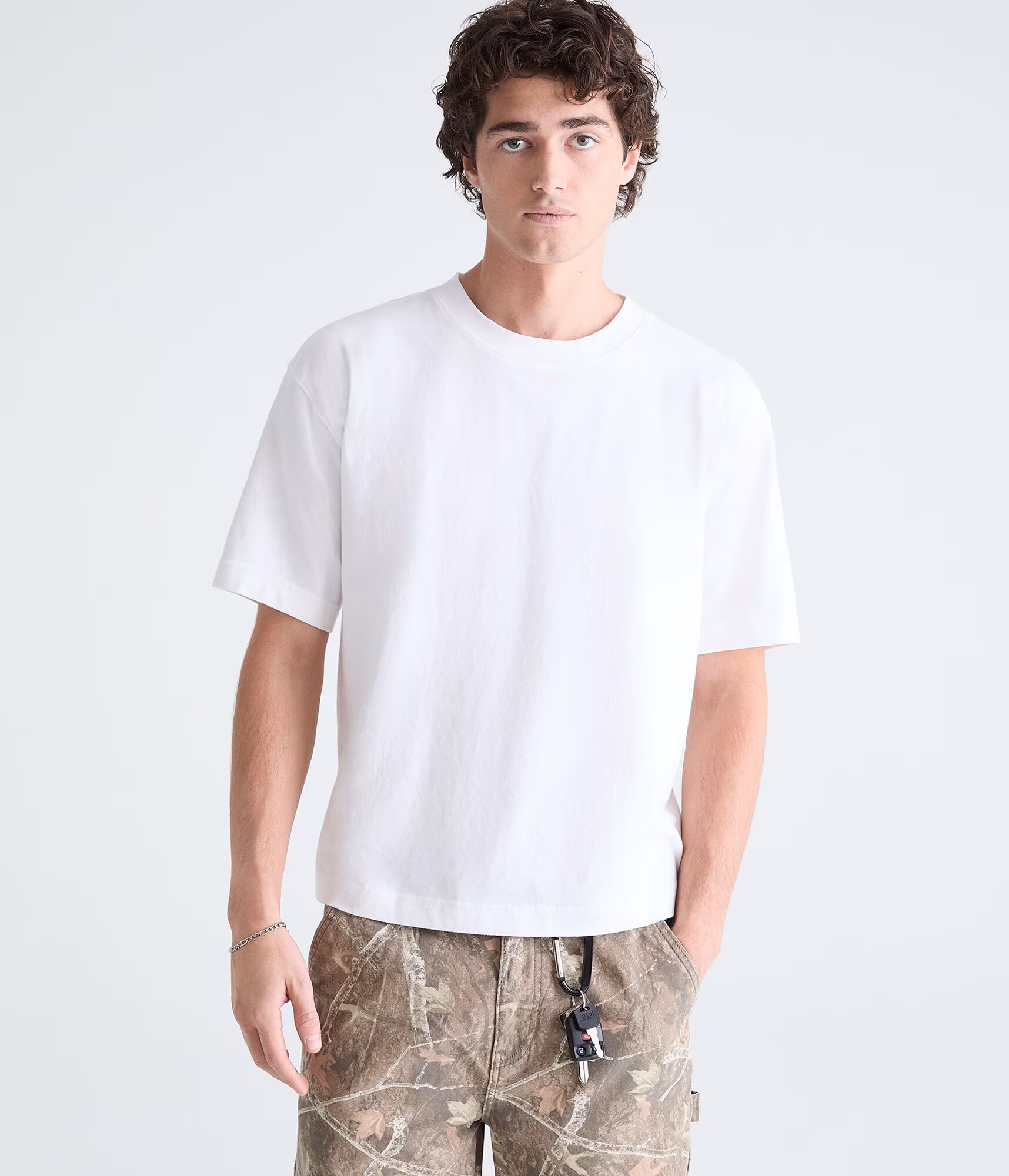 Heavyweight Boxy Crew Tee bleach