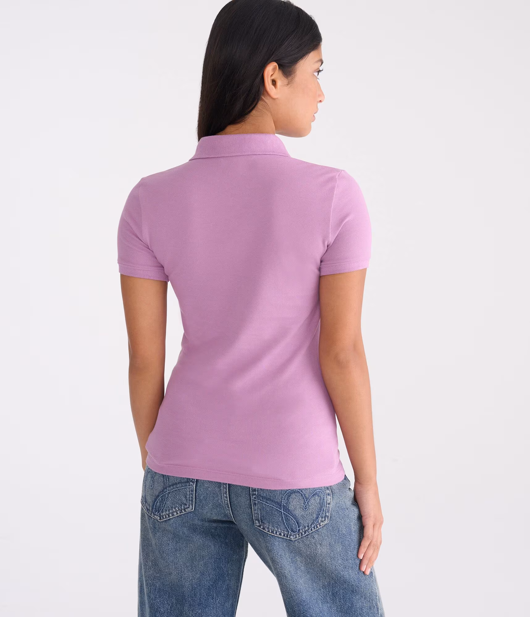 A87 Piqué Polo plum