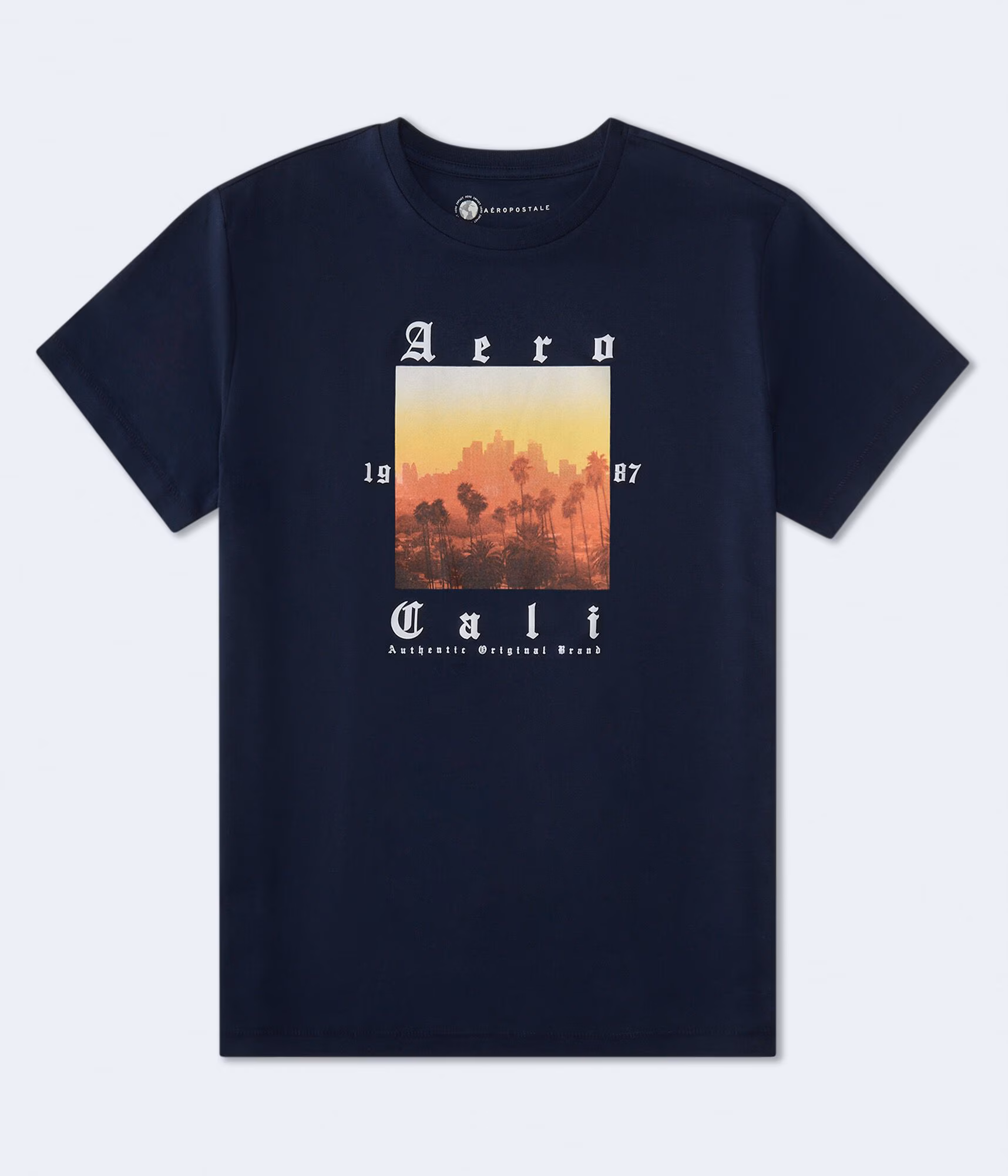 Aero Cali 1987 Graphic Tee cadet navy