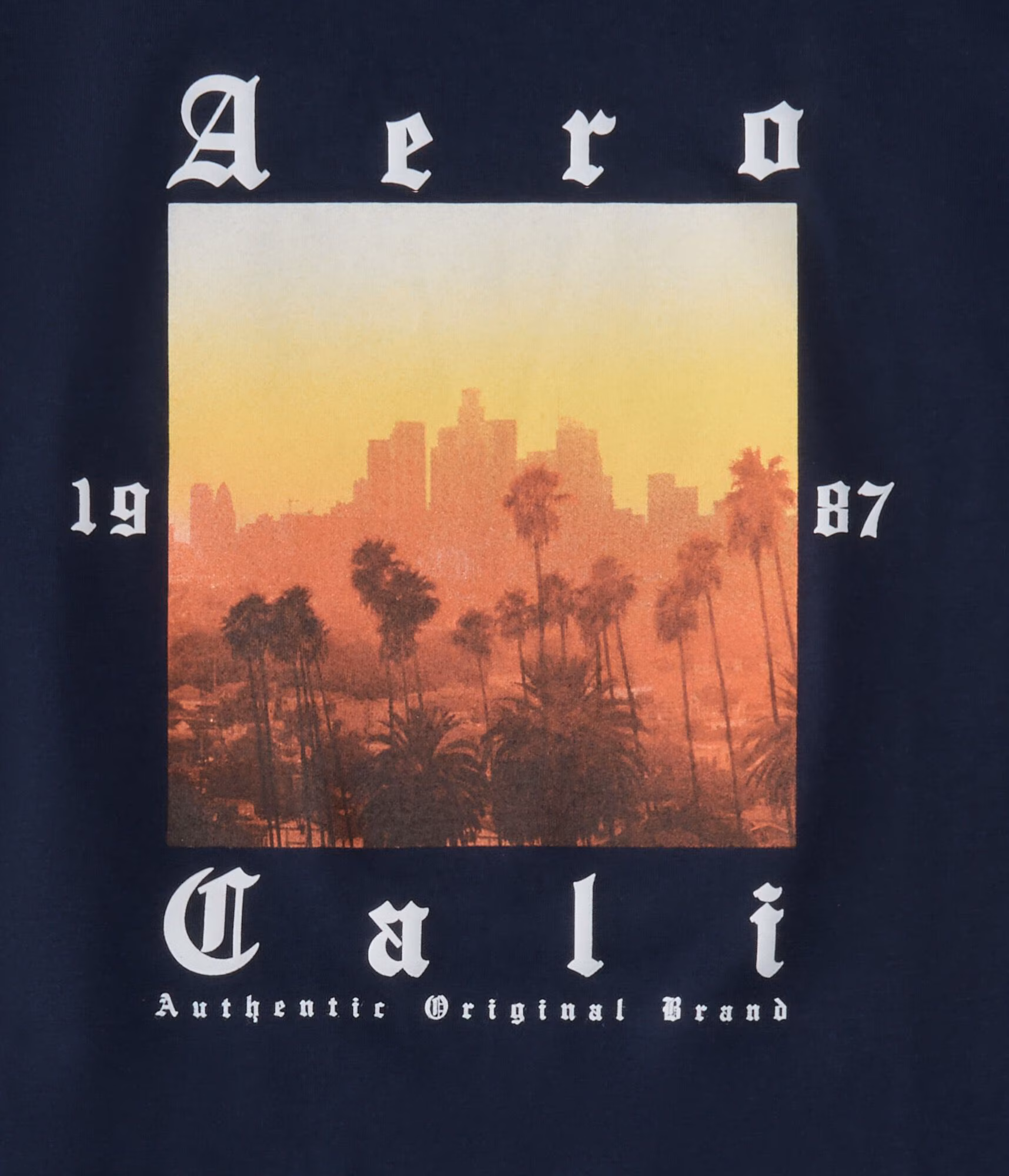 Aero Cali 1987 Graphic Tee cadet navy