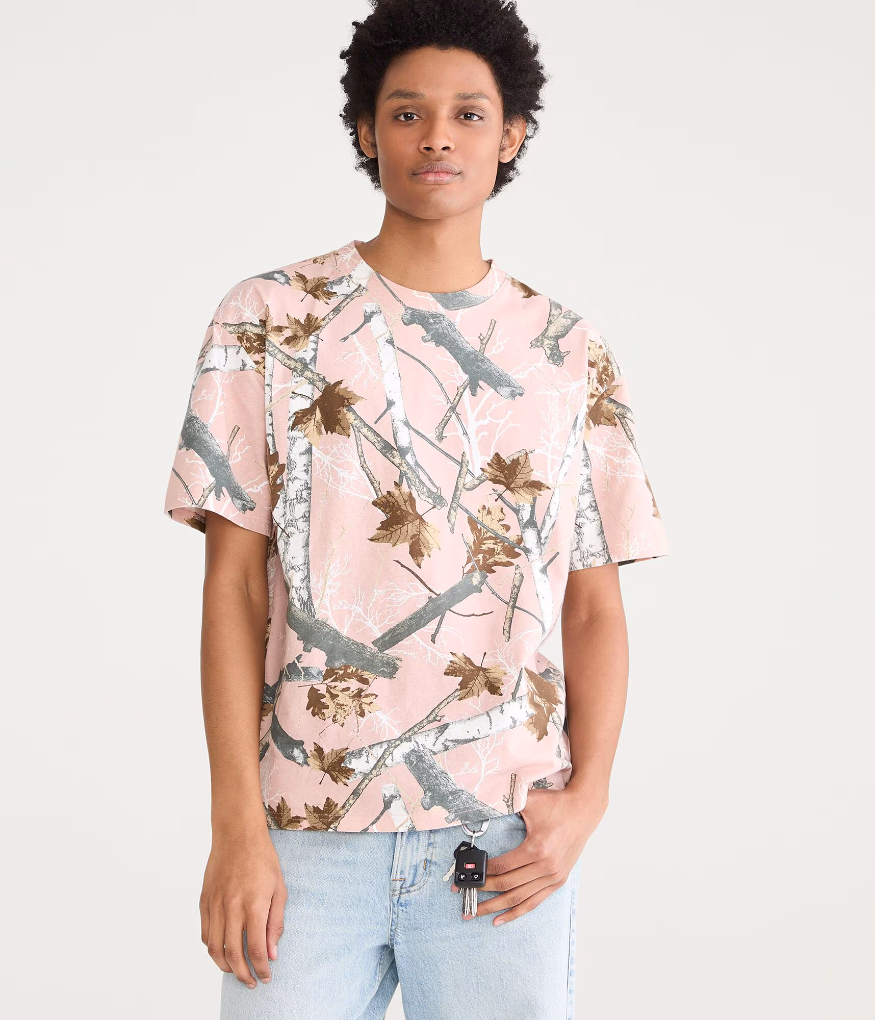 Forest Camo Crew Tee garland