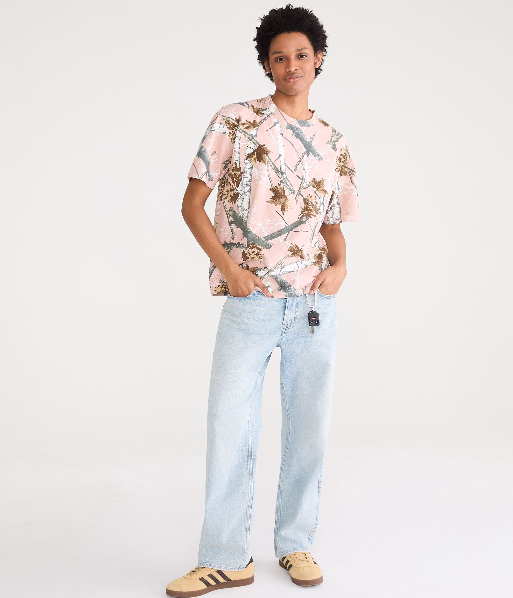Forest Camo Crew Tee garland