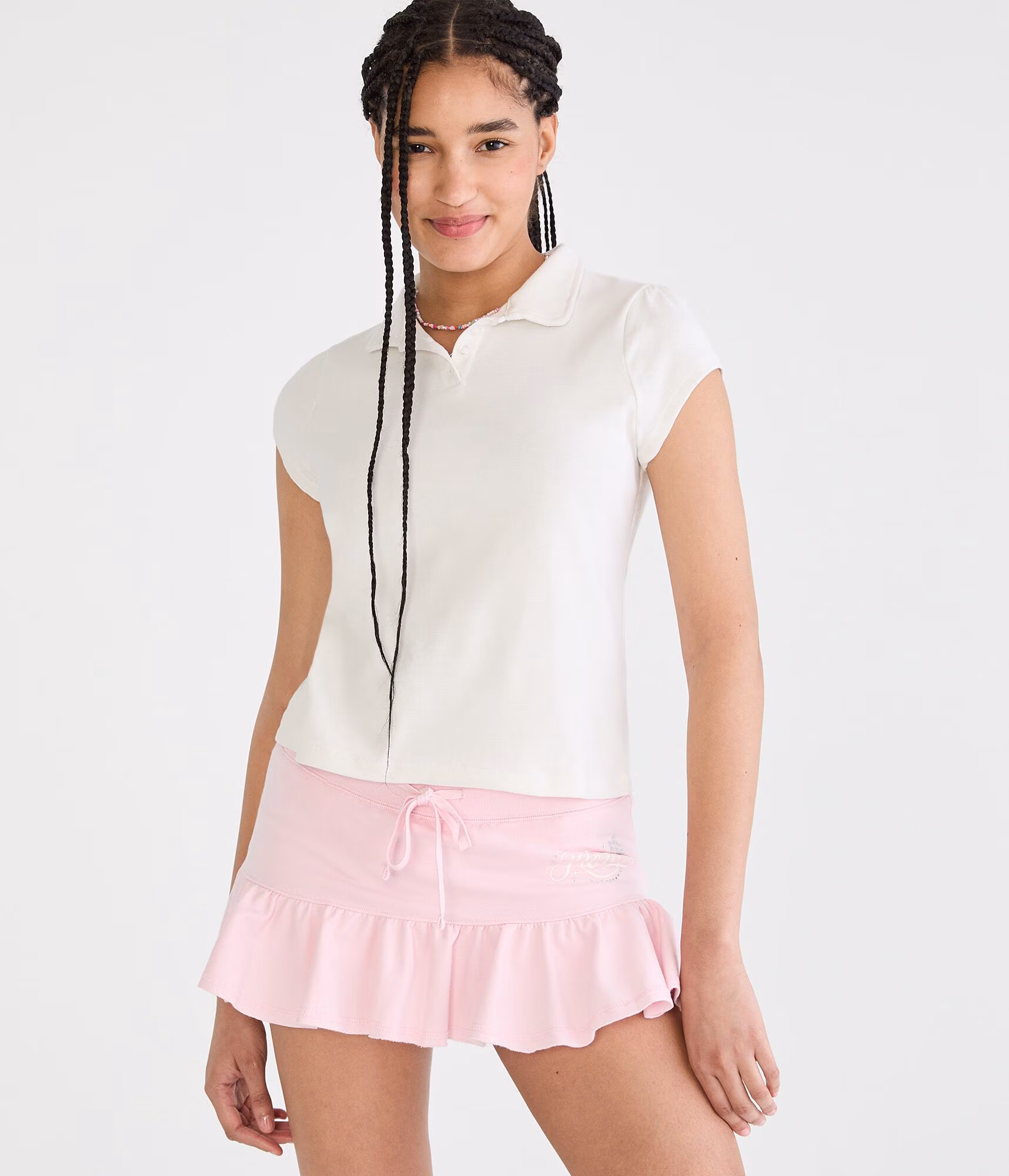 Seriously Soft Jersey Polo cream