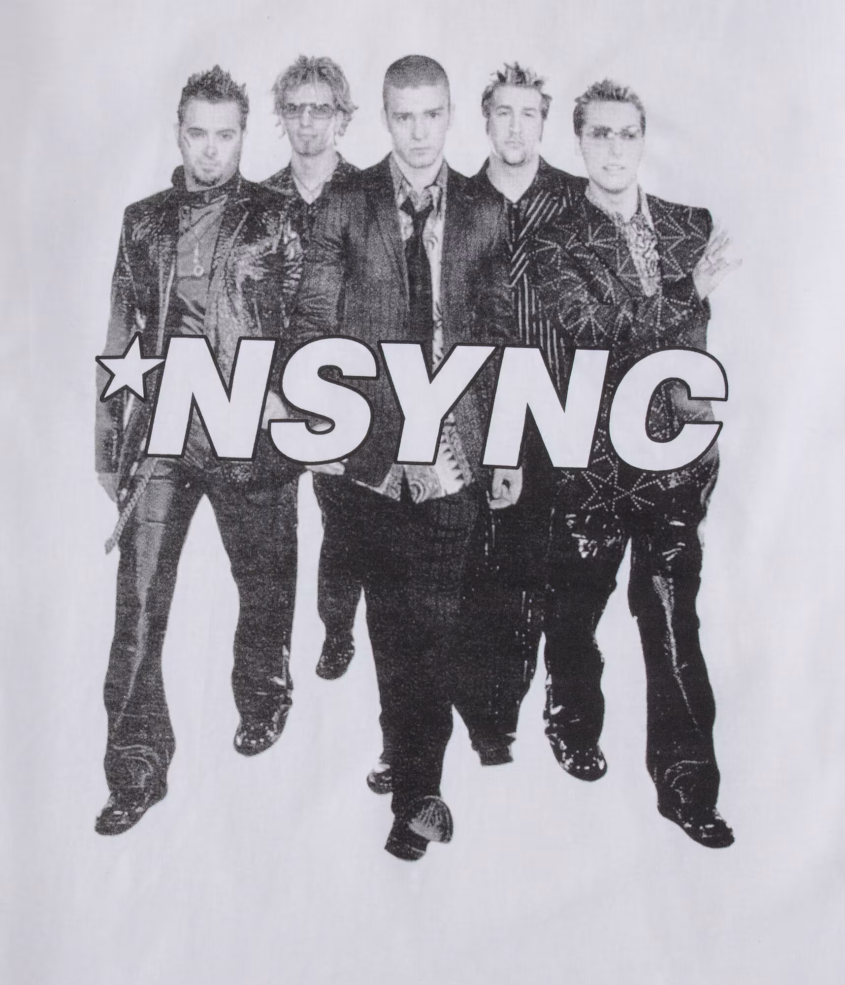 *NSYNC Oversized Graphic Tee white