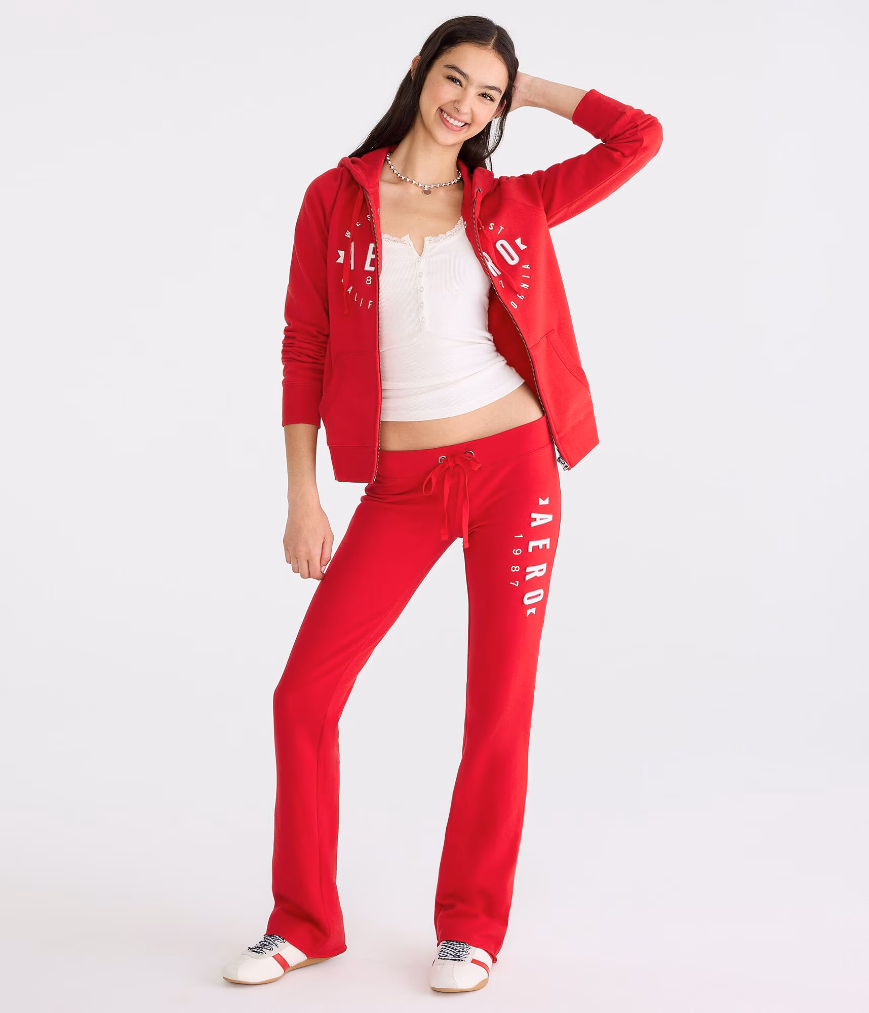 Aero West Coast Full-Zip Hoodie grenadine
