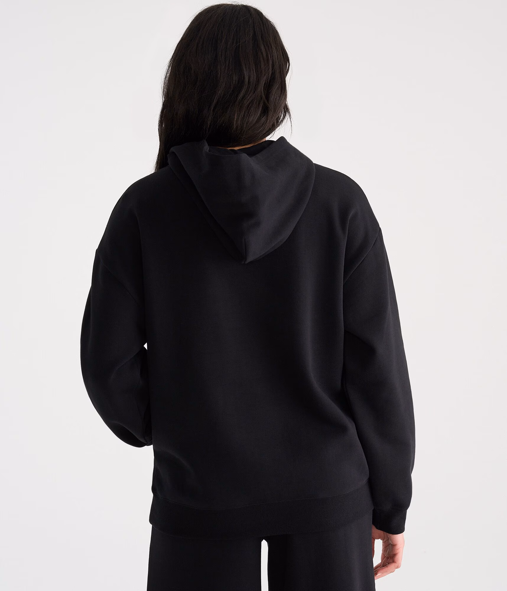 Déjà For Aero Gold Coast Roses Oversized Pullover Hoodie black