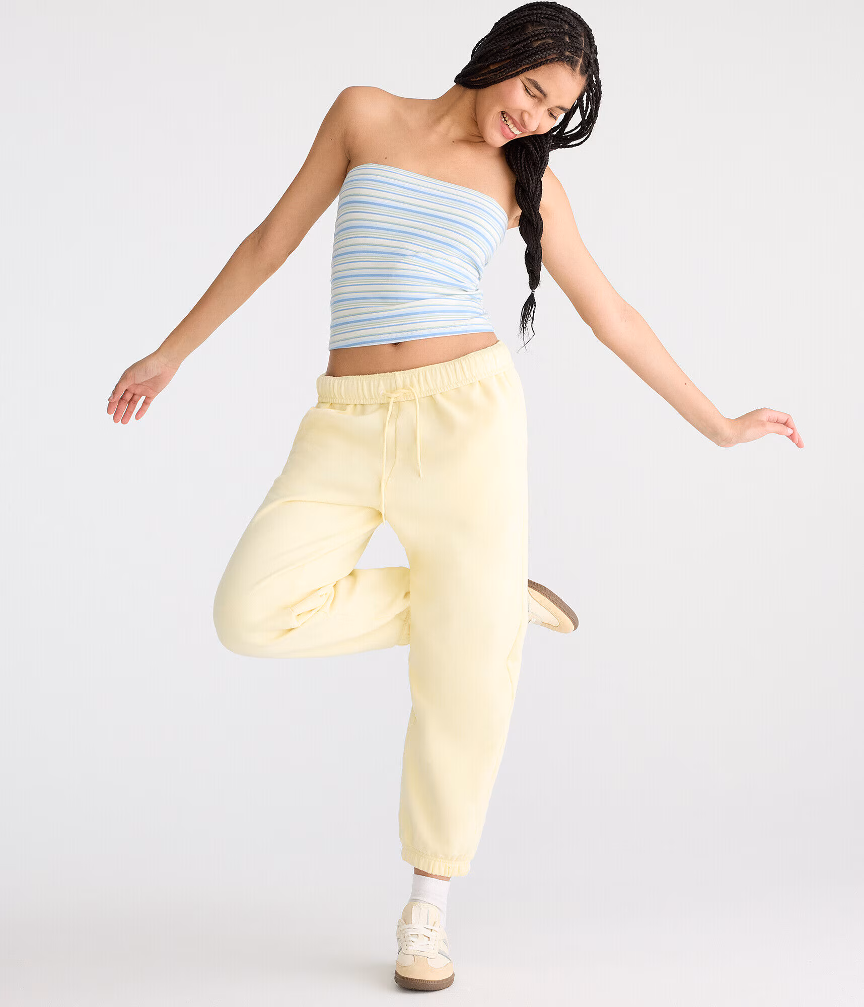 Cloud Soft Jogger Sweatpants gold tensel